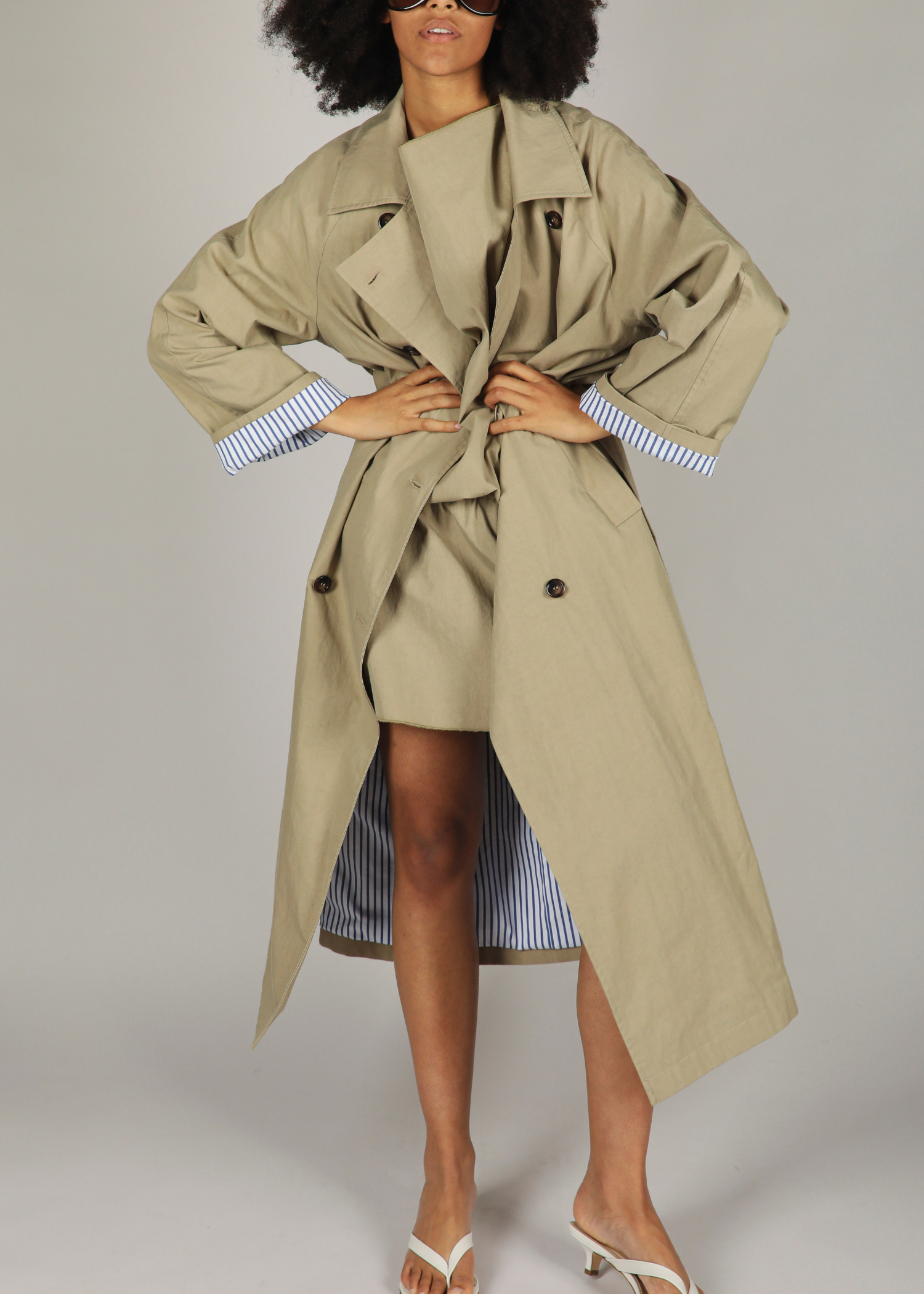 Cellie trench coat - camel