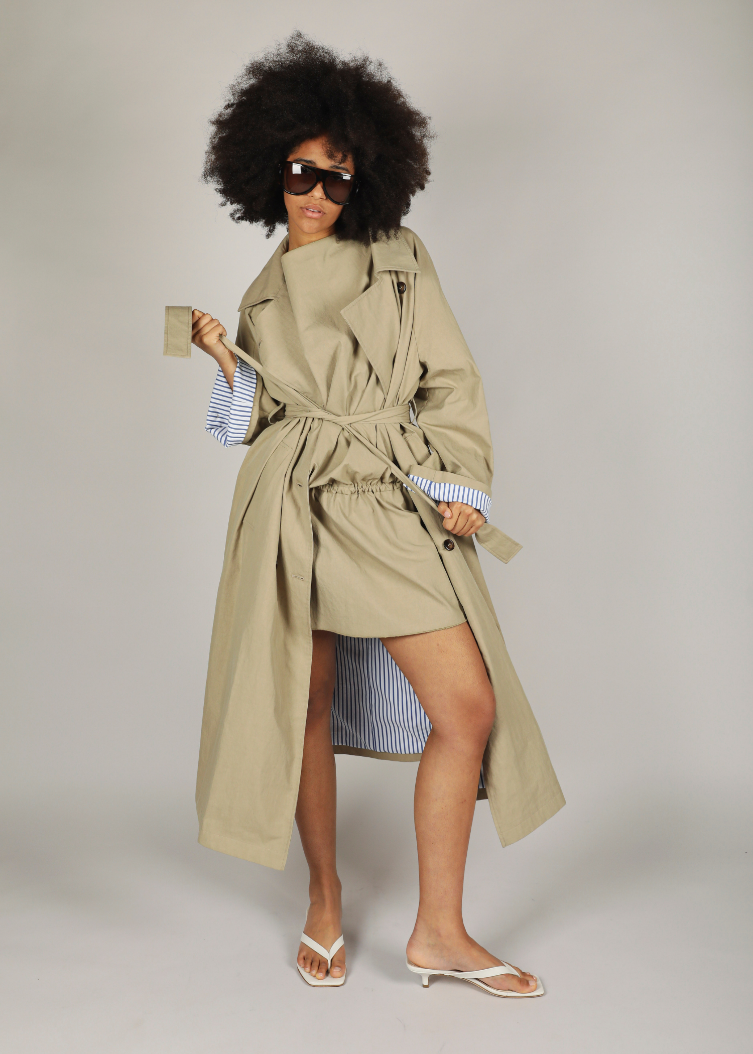 Cellie trench coat - camel