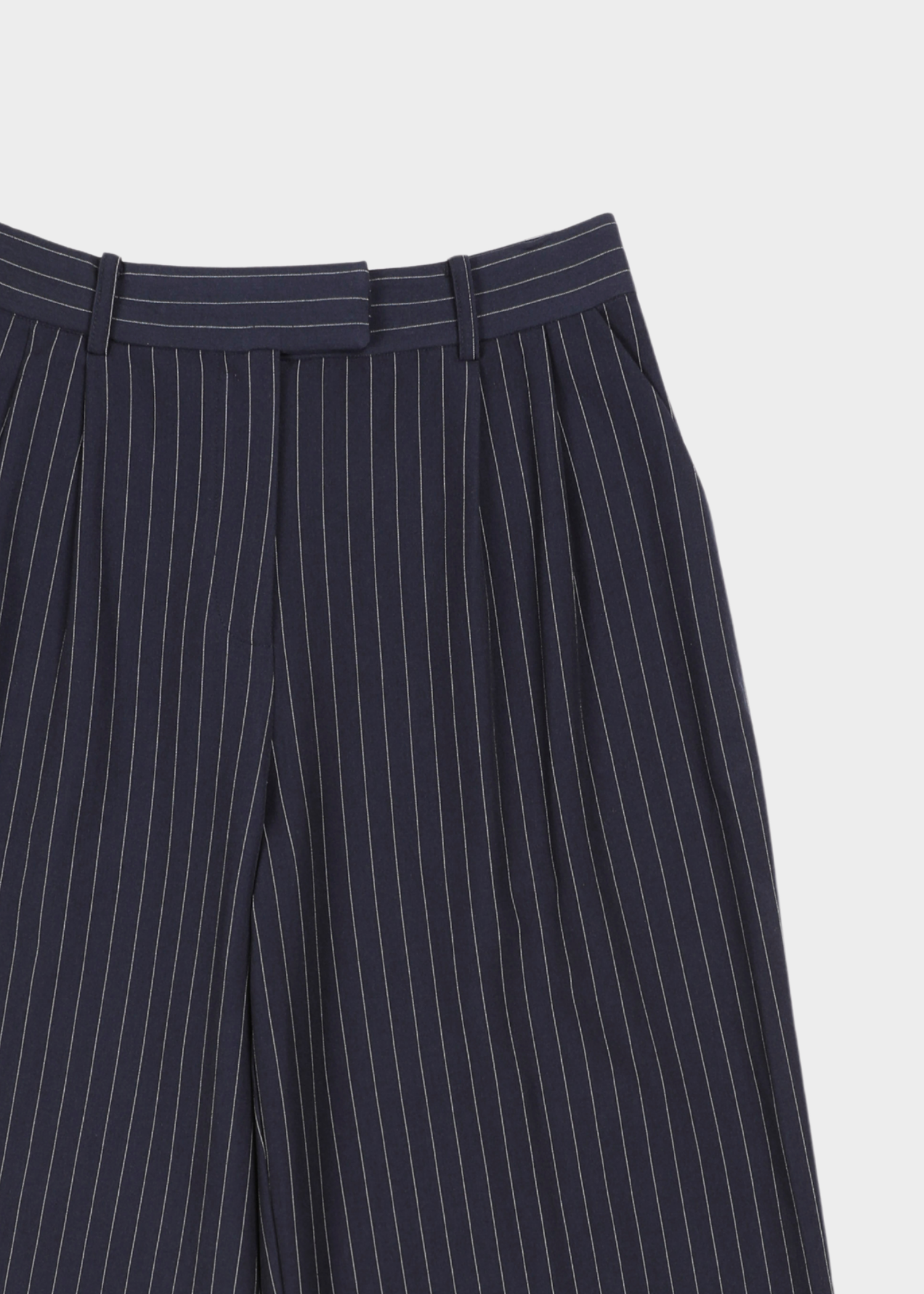 Abbi pants - dark blue striped