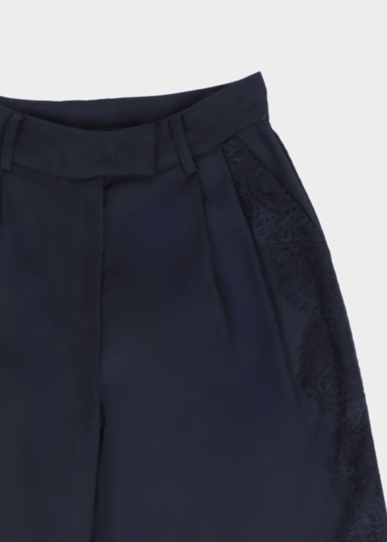 Abbie pants lace - navy blue