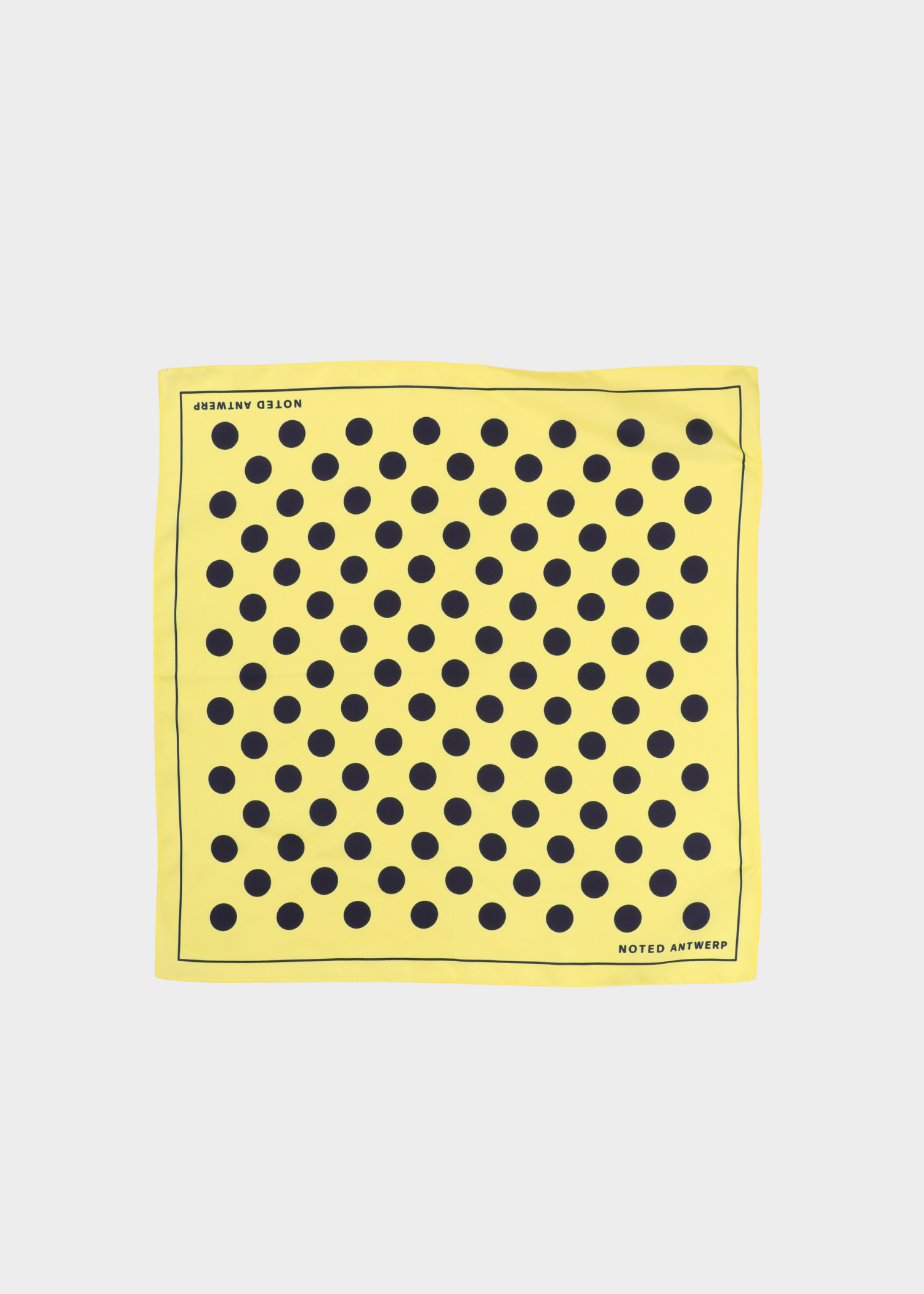 NOTED yellow dots alice scarf productshot