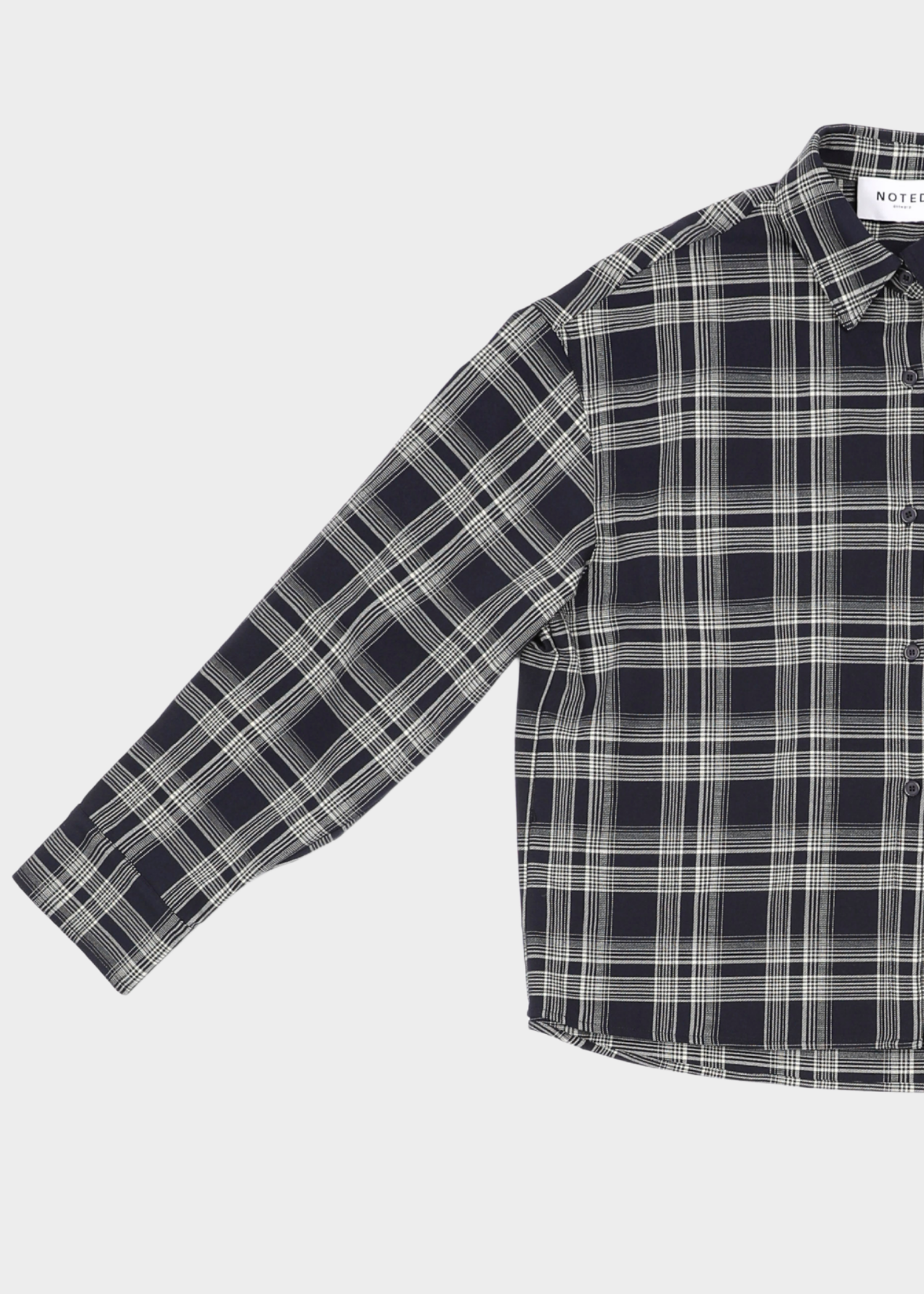 Anni shirt - navy checkered