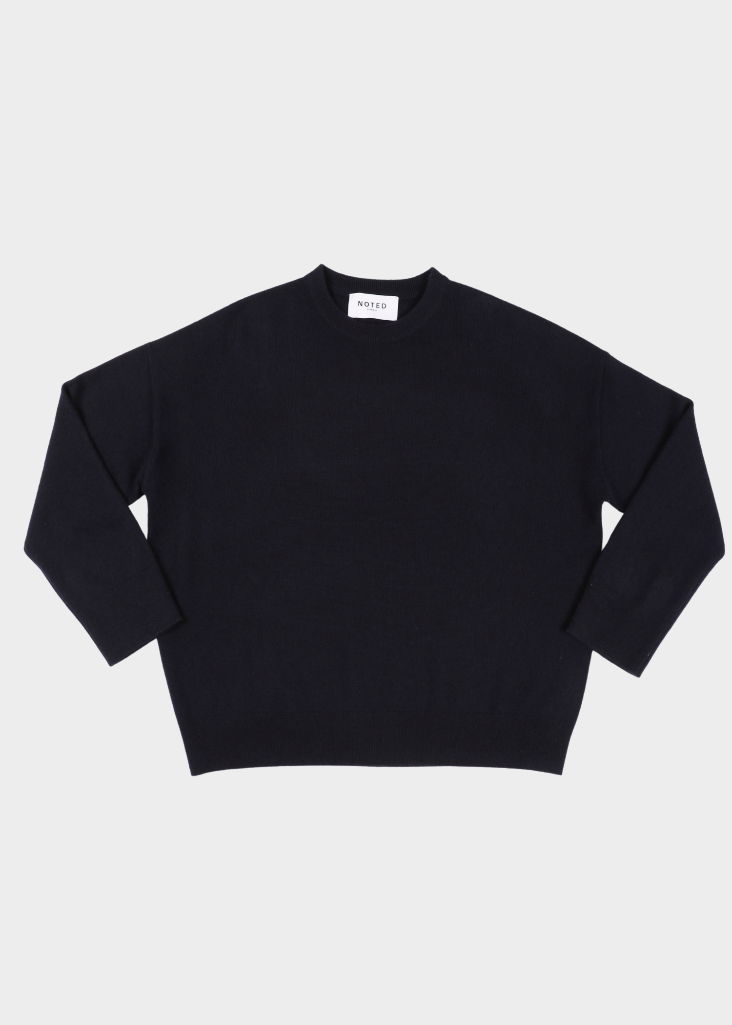 Benji knit logo - navy red