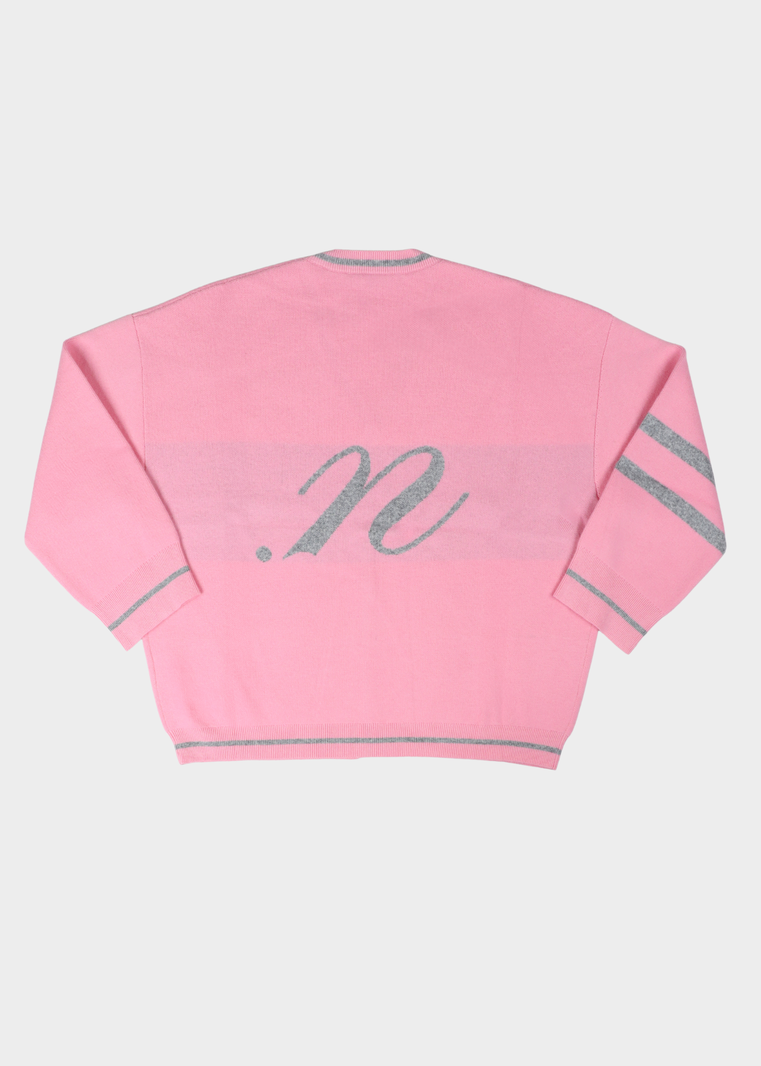 Benny Cardigan - pink/grey logo