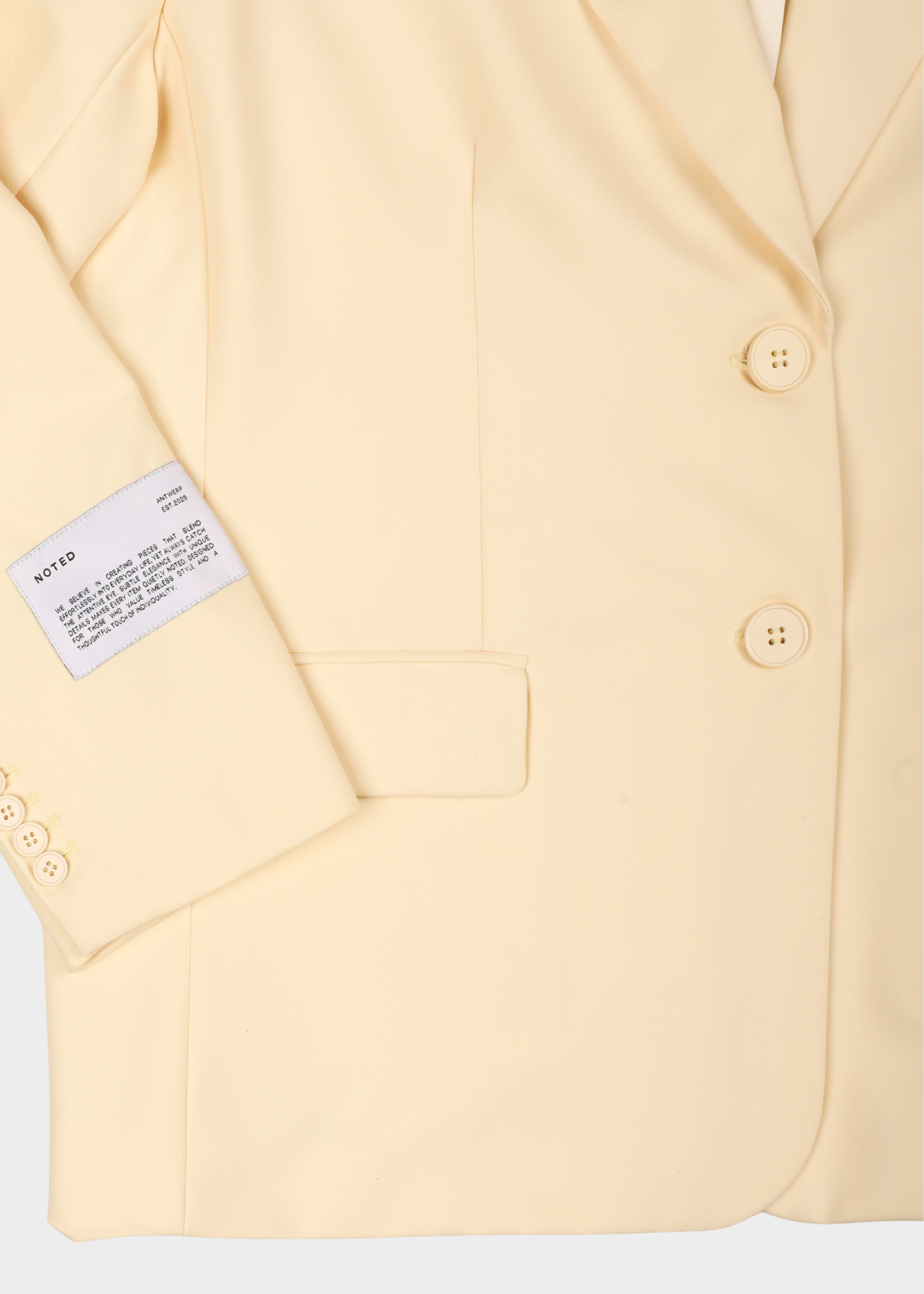 Carli blazer - butter yellow
