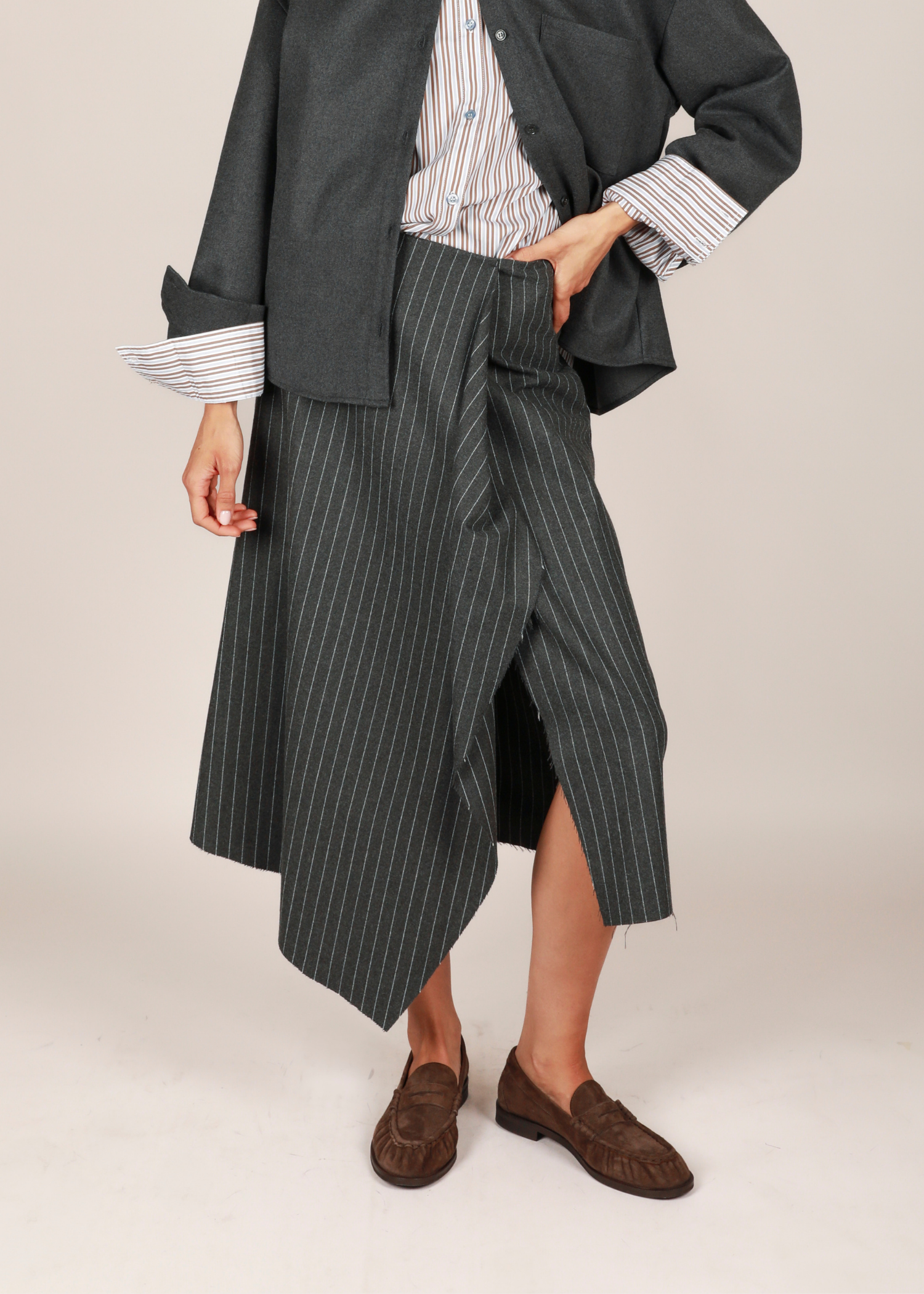 Dodo wrap skirt - Grey