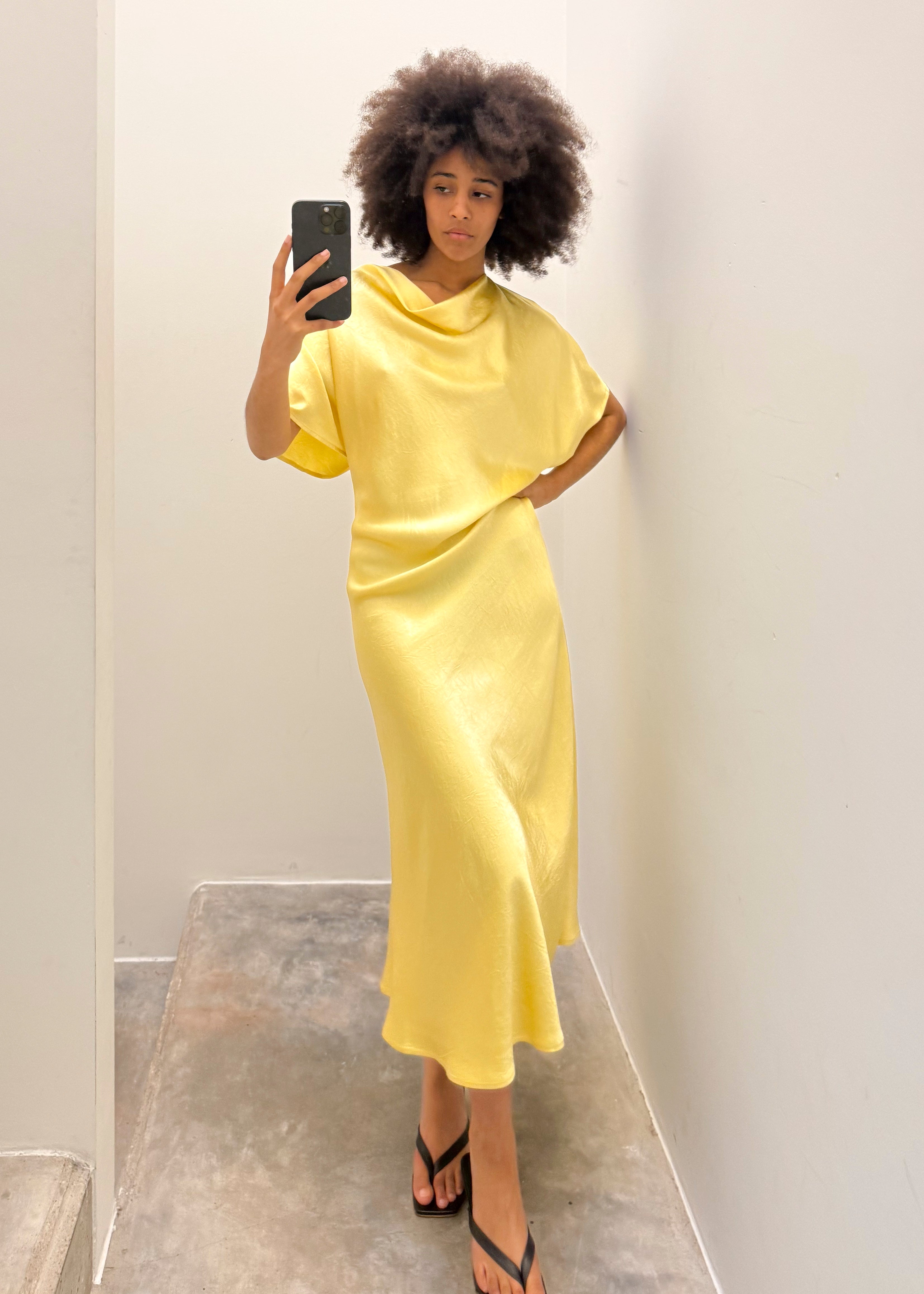 Cim dress - butter yellow