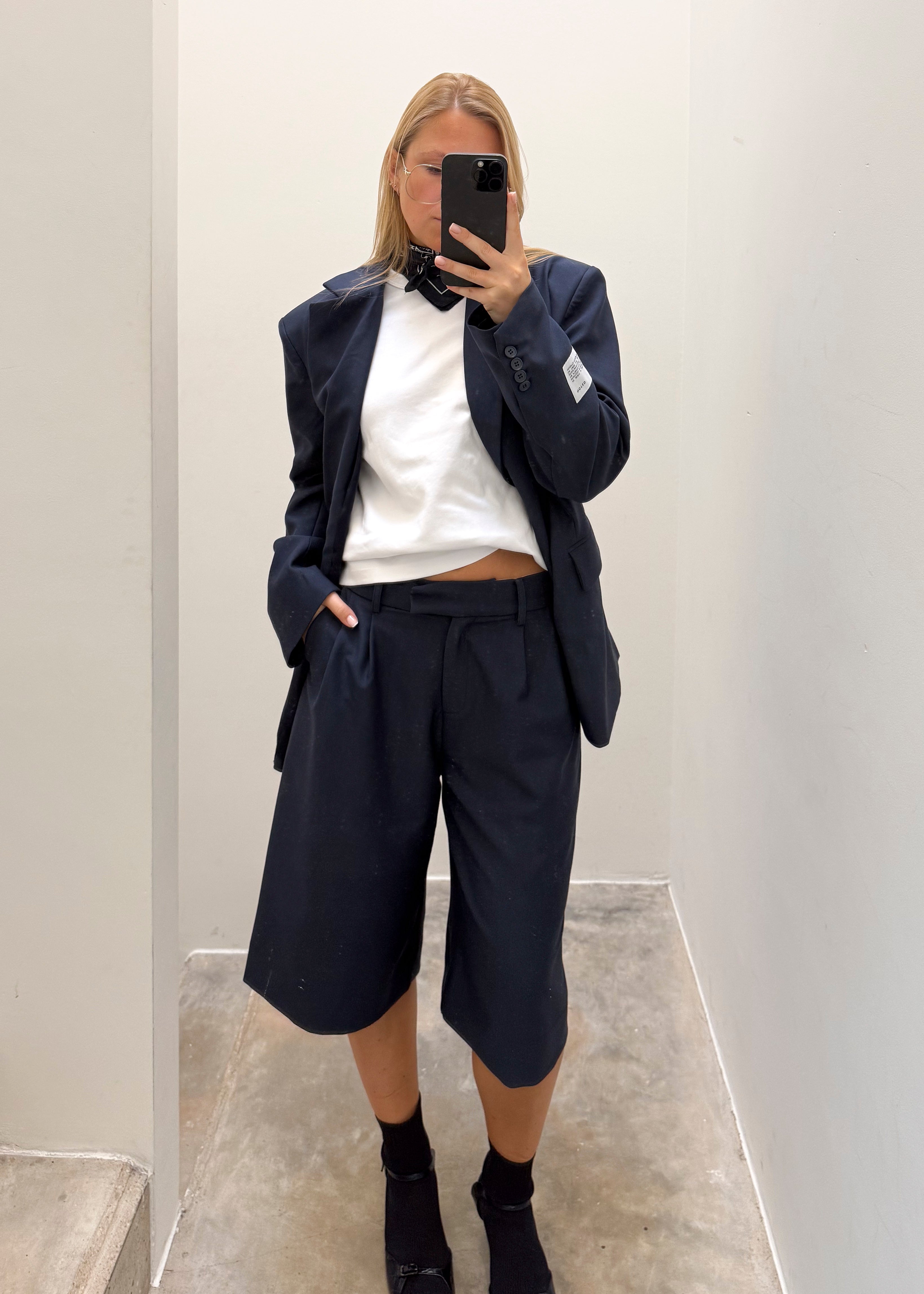 Abbu bermuda - navy