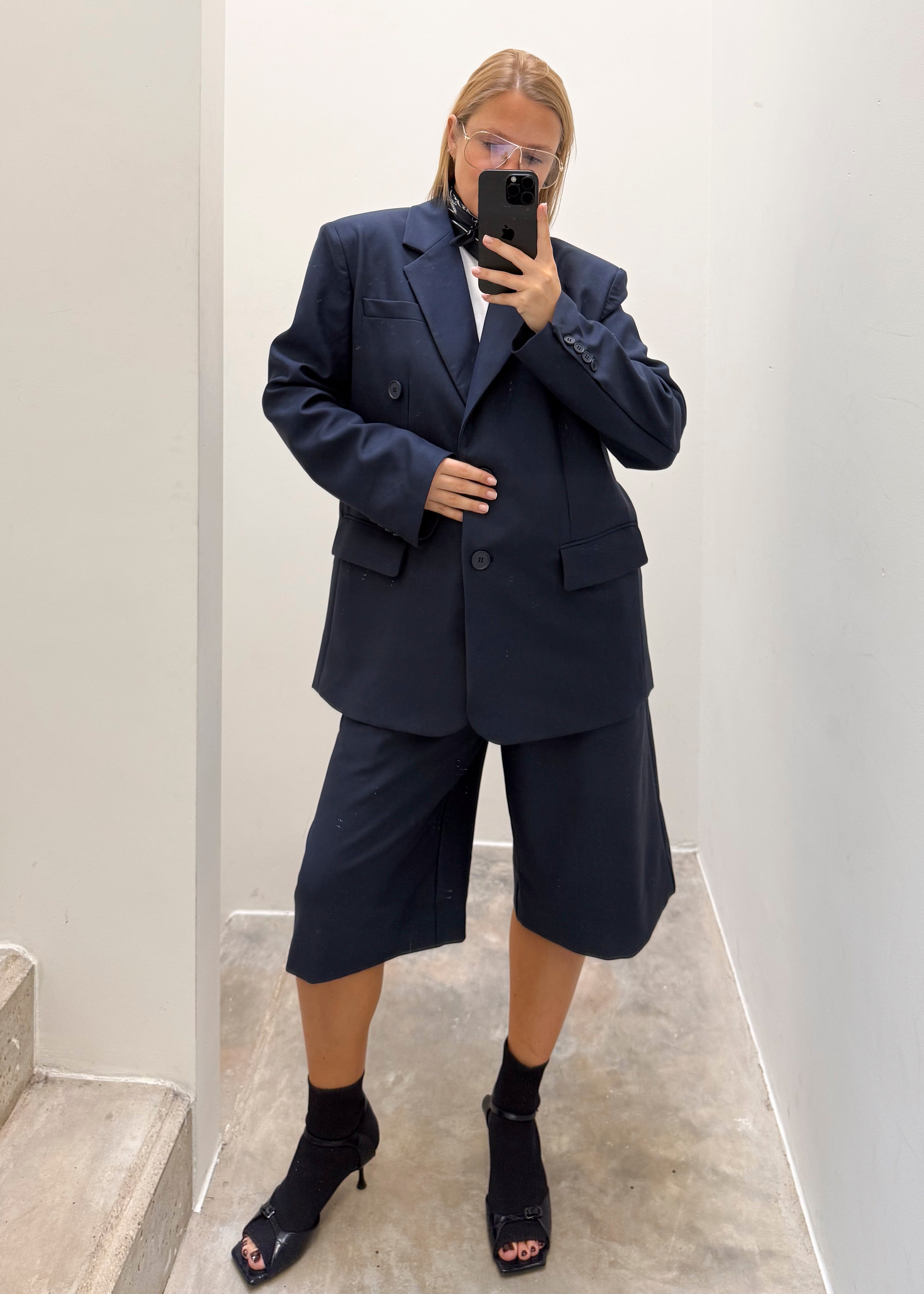 Abbu bermuda - navy