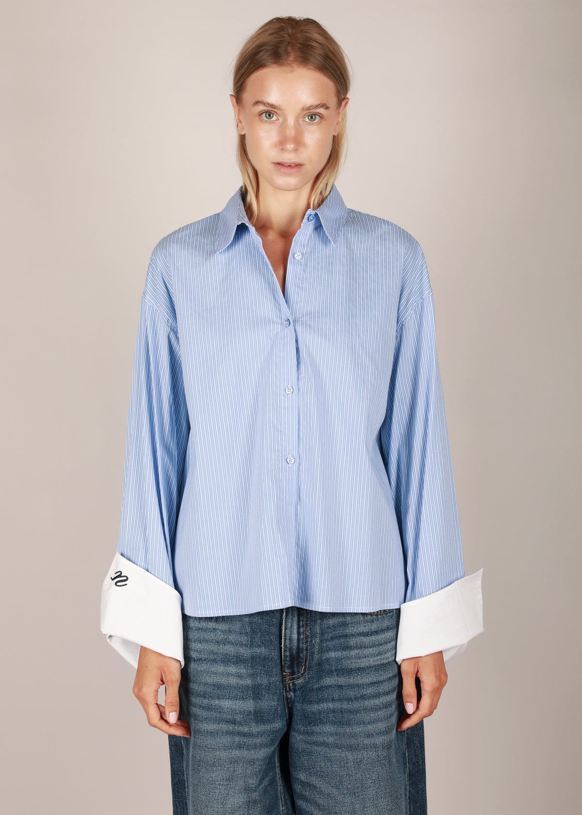 Dia shirt - Blue stripe