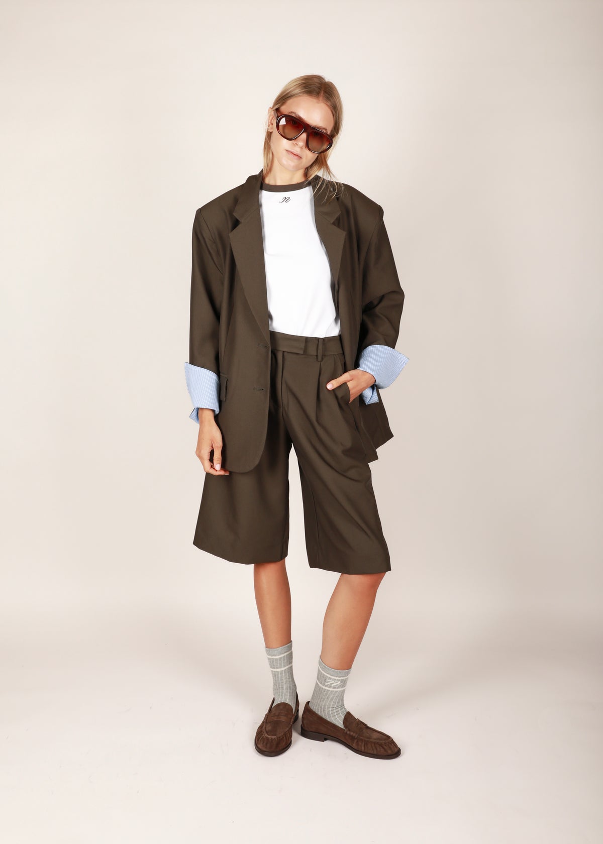 Abbu bermuda - Khaki