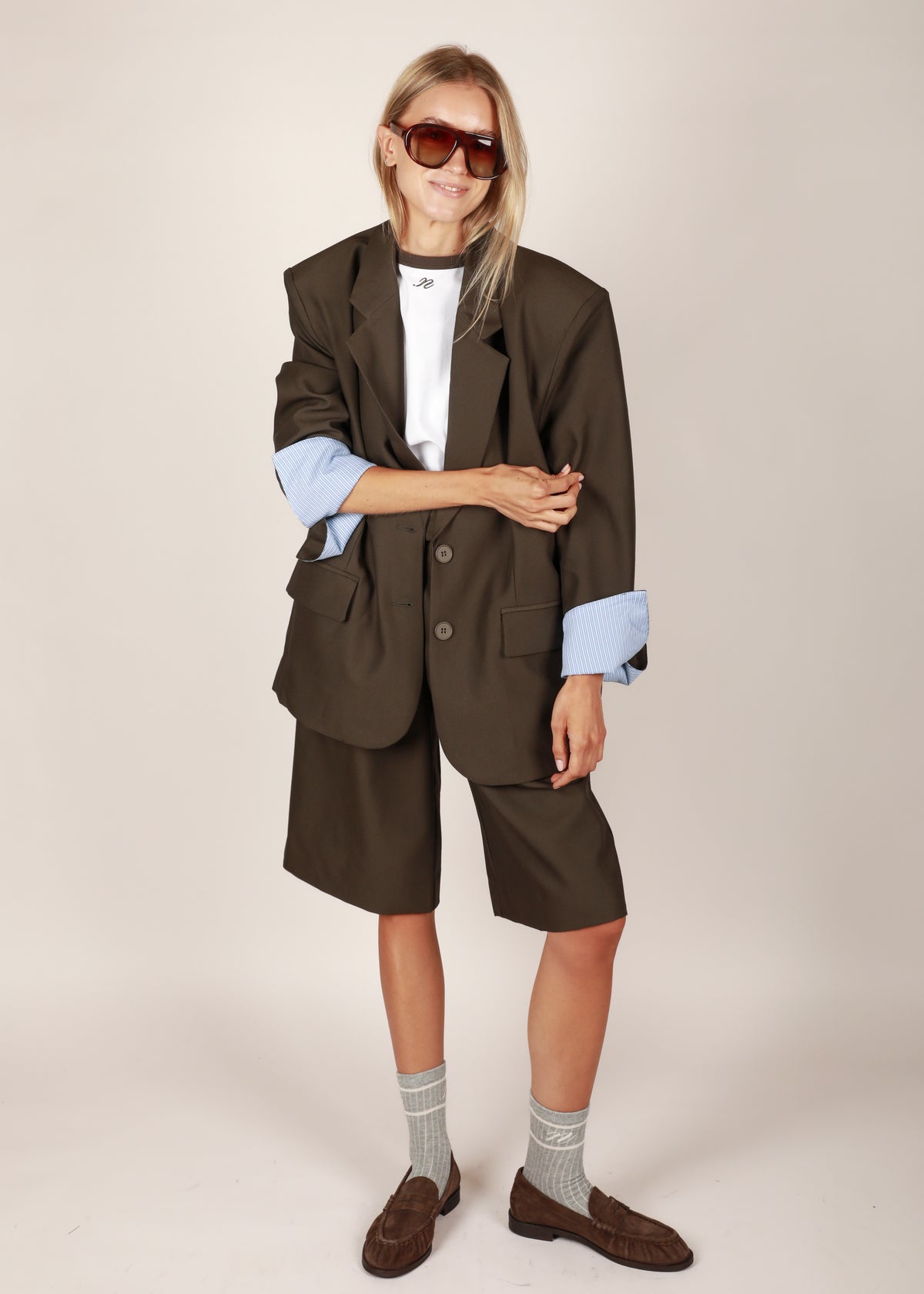 Abbu bermuda - Khaki