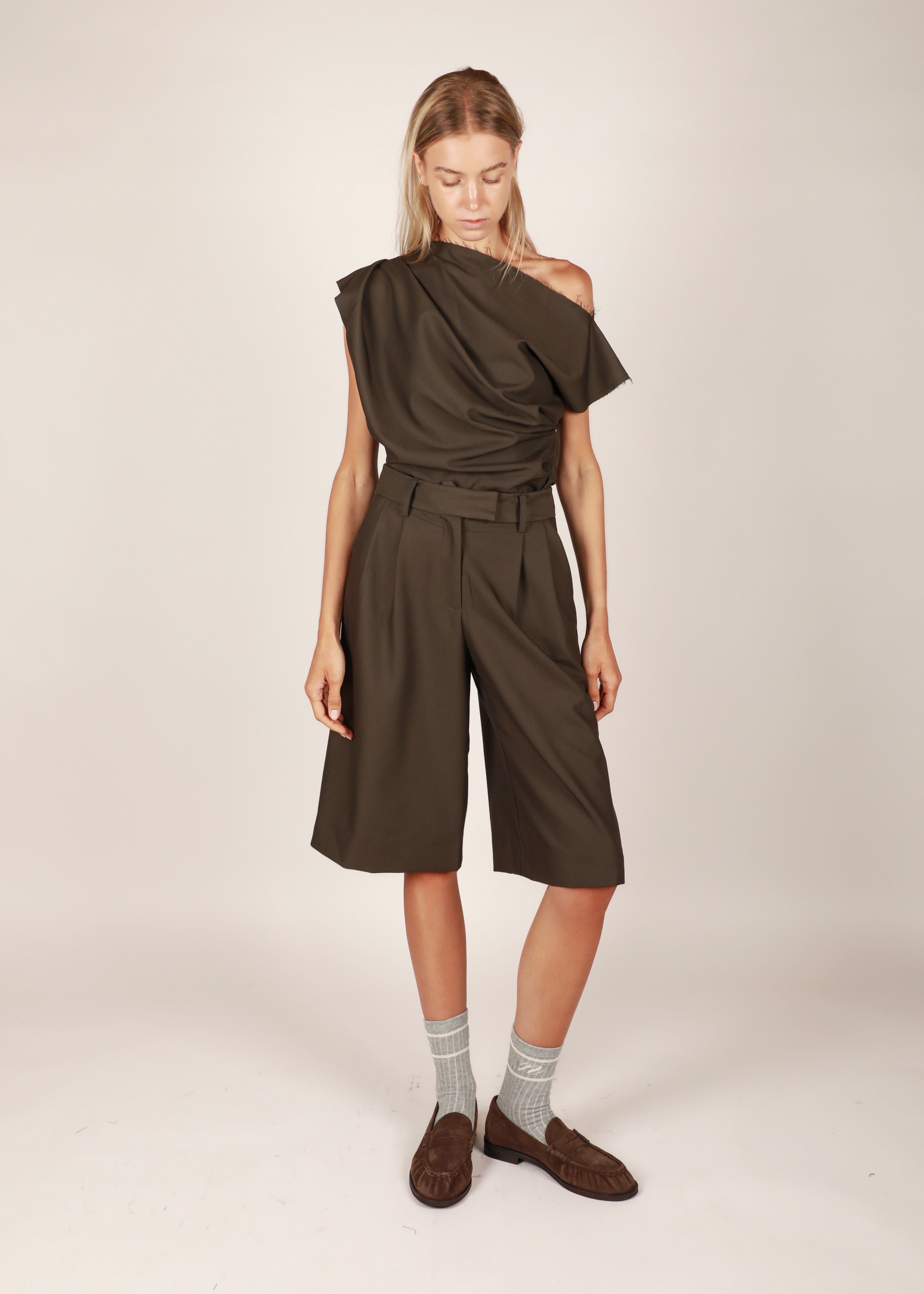 Abbu bermuda - Khaki