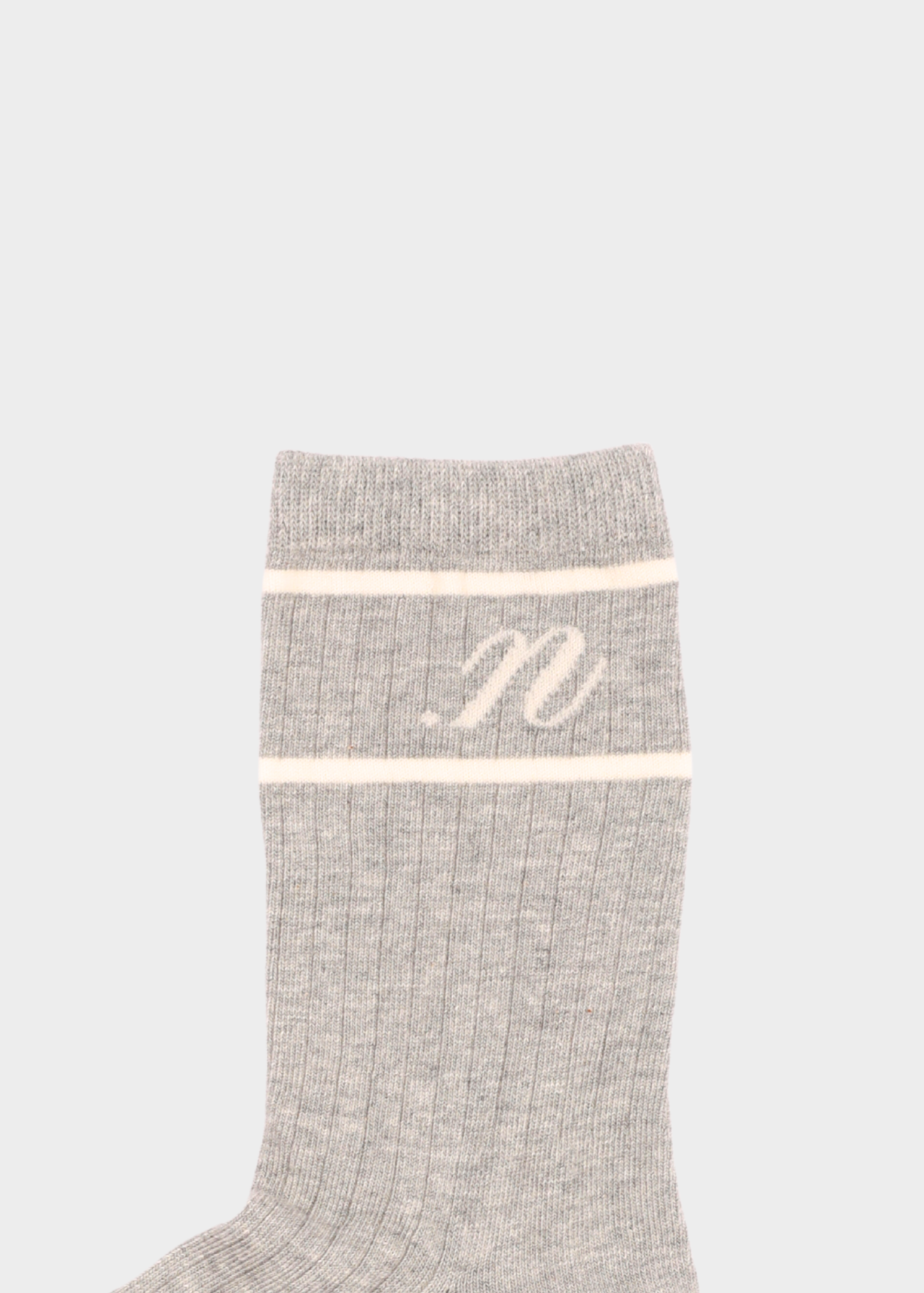 Andy socks grey - white