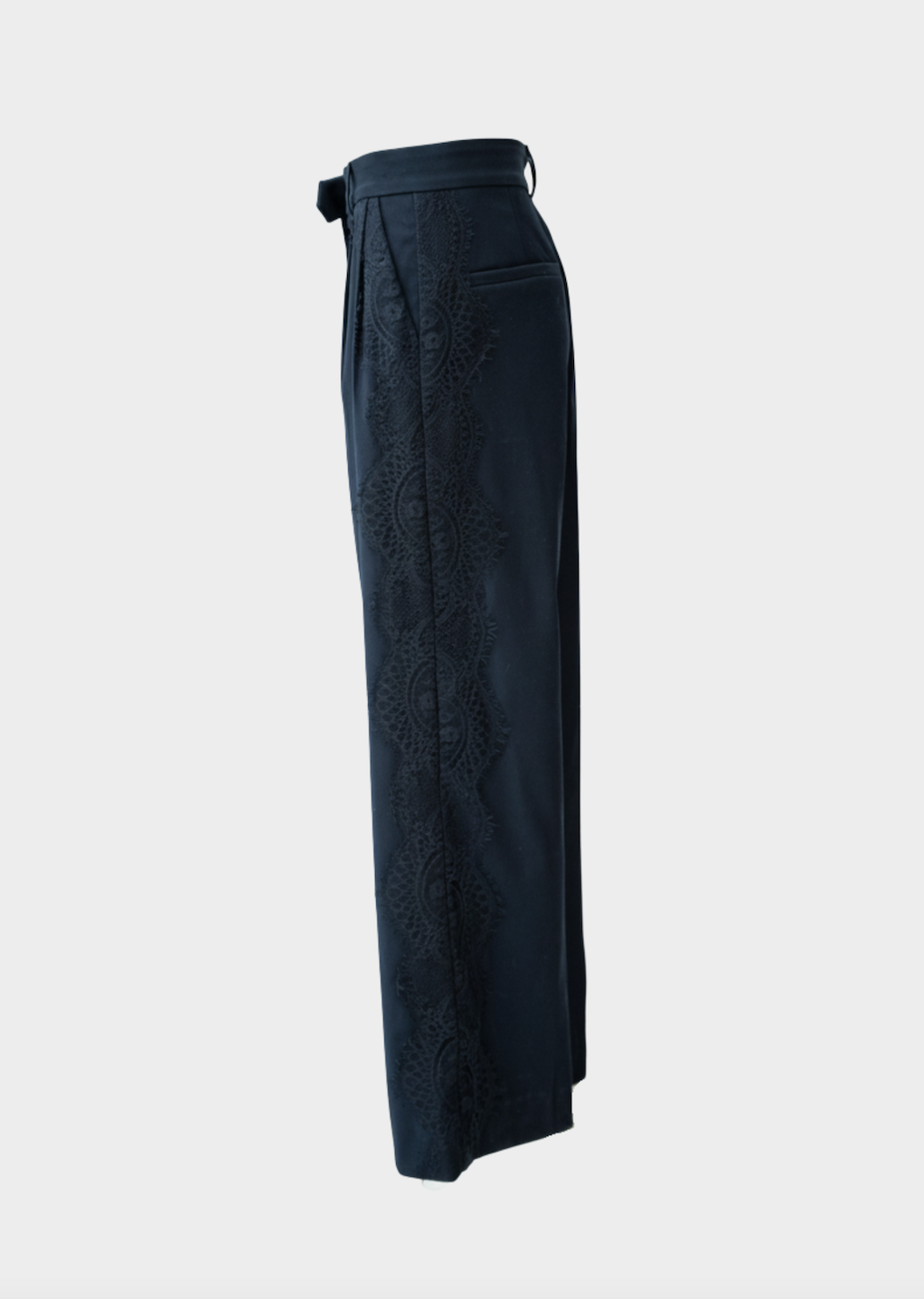 Abbie pants lace - navy blue