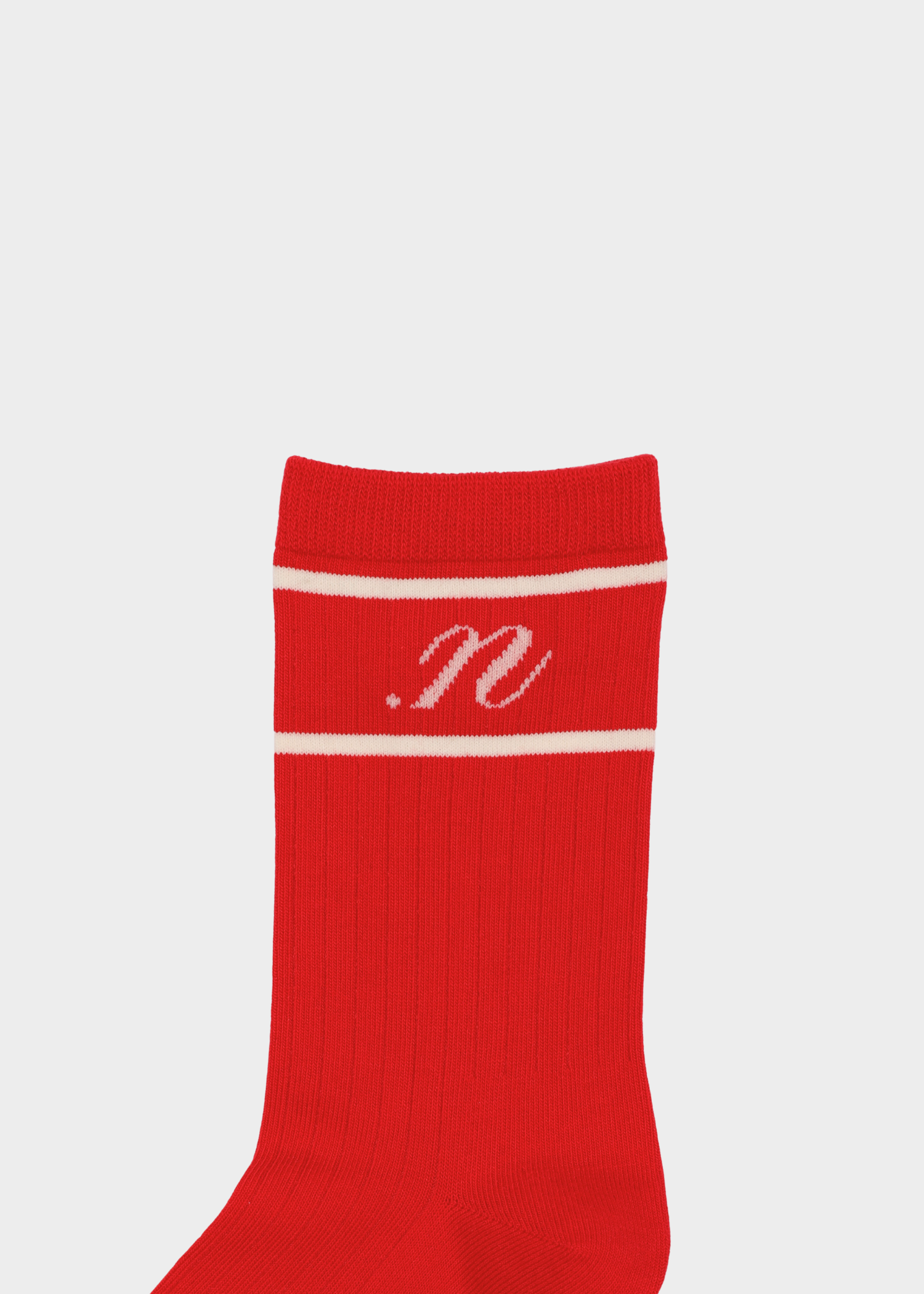 Andy socks red - white