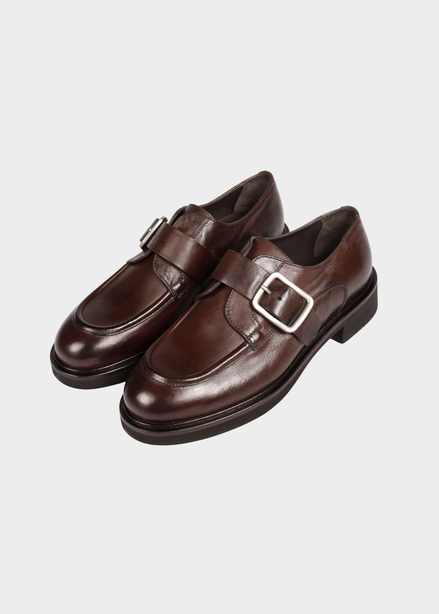 Belt shoes - brown