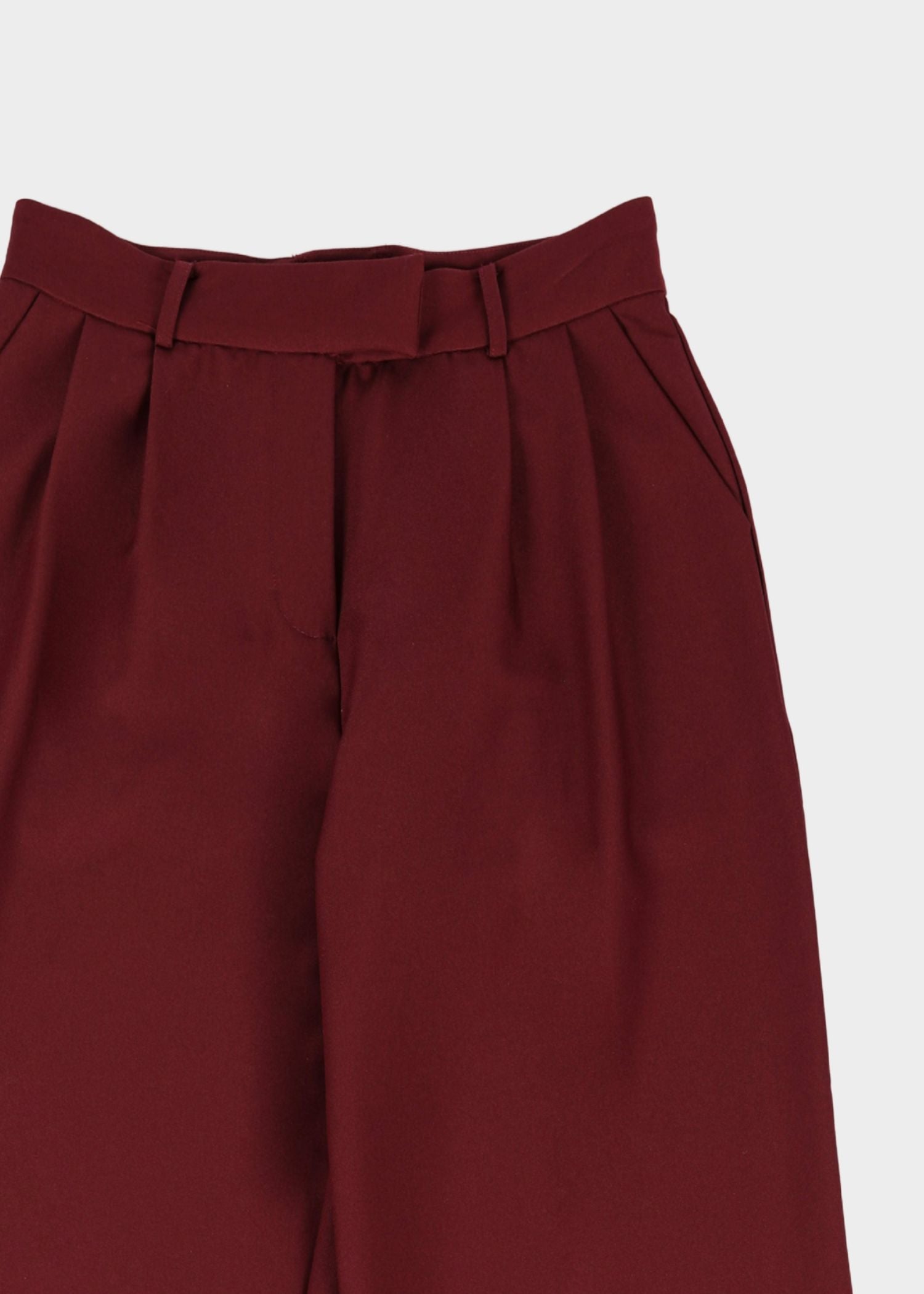 ABBI PANTS - BURGUNDY