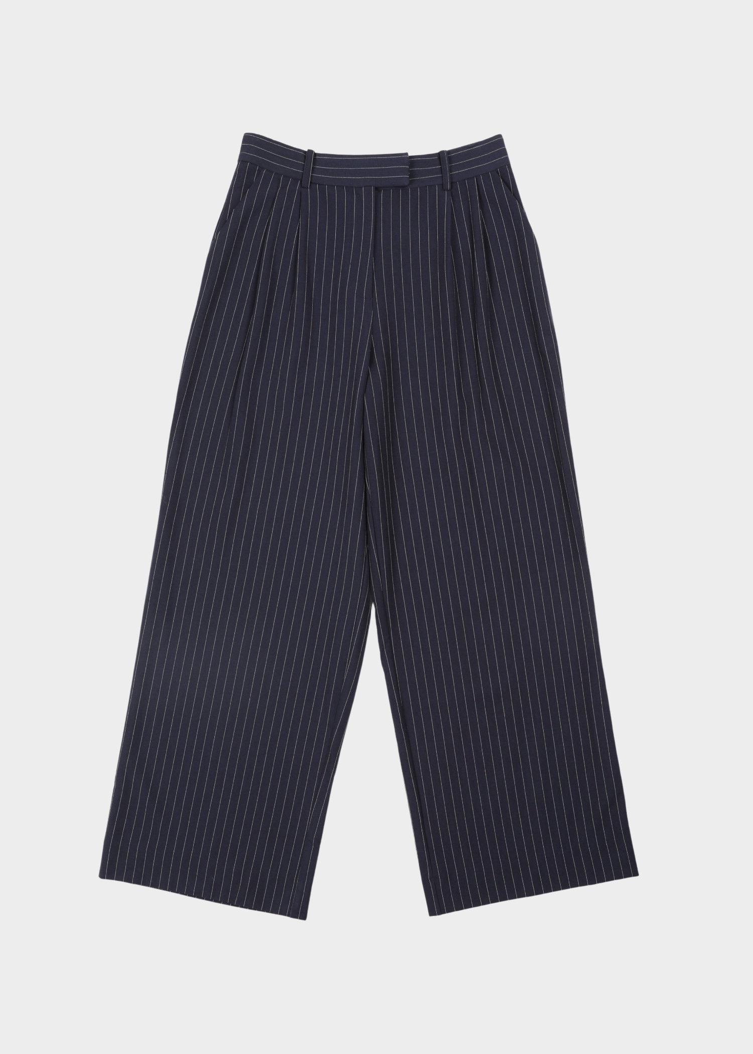 Abbi pants - dark blue striped
