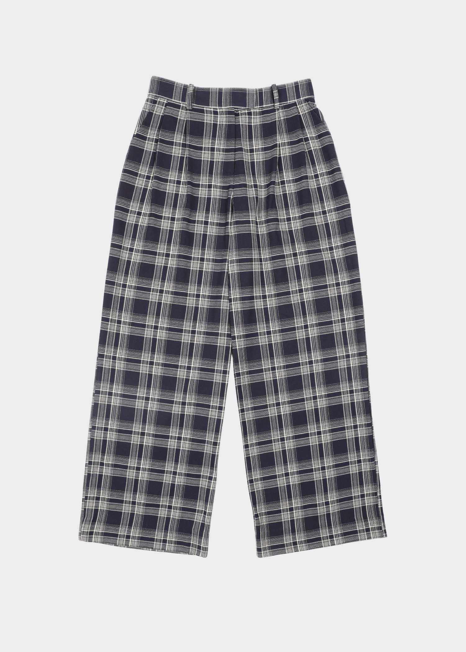 Abbi pants - navy checkered