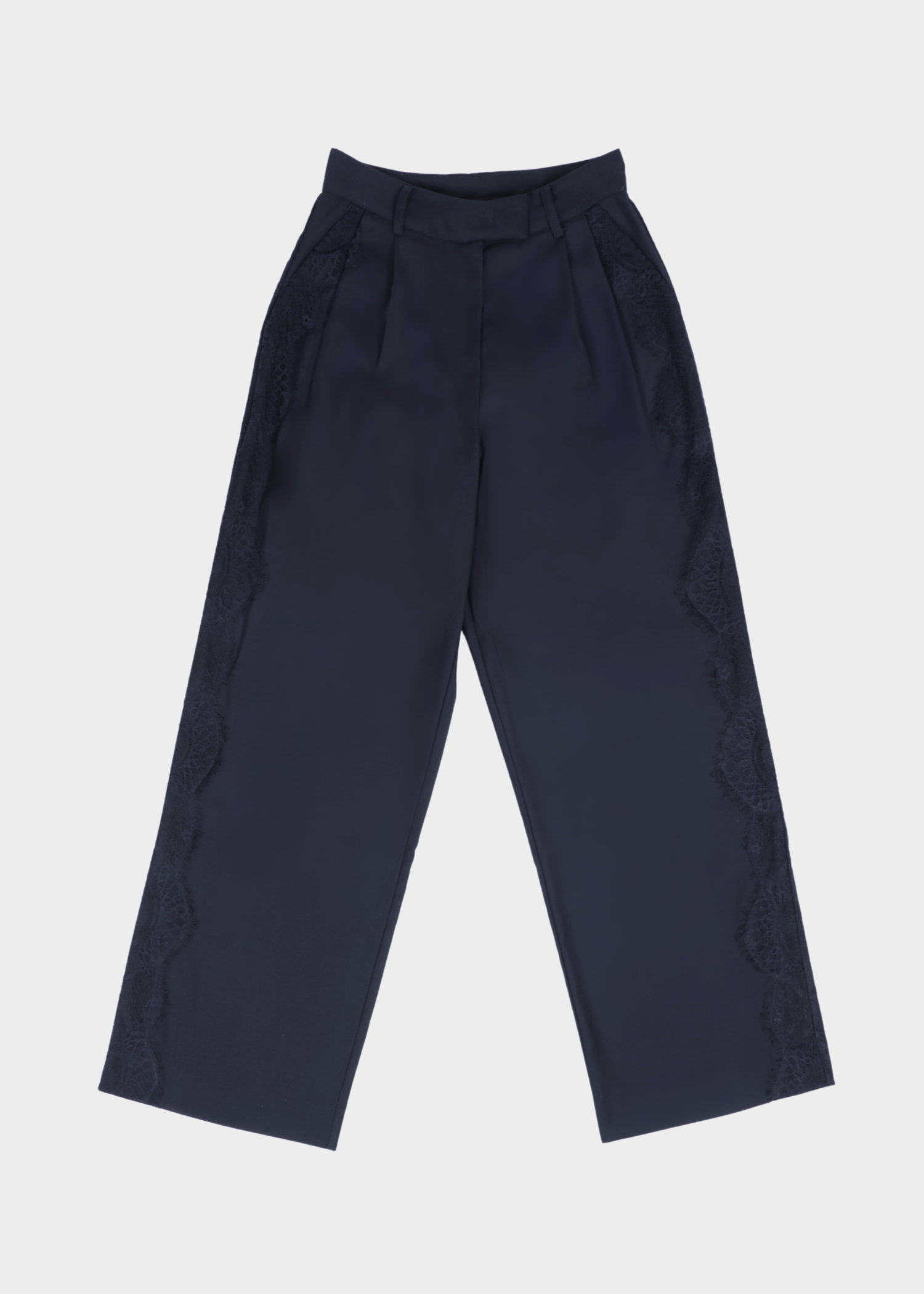 Abbie pants lace - navy blue