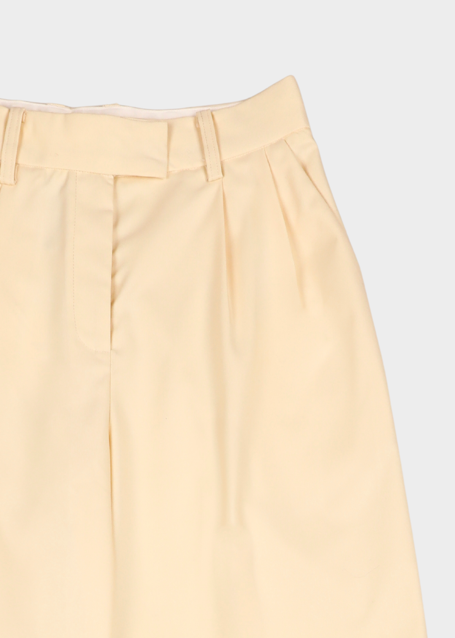 Abbu bermuda - butter yellow