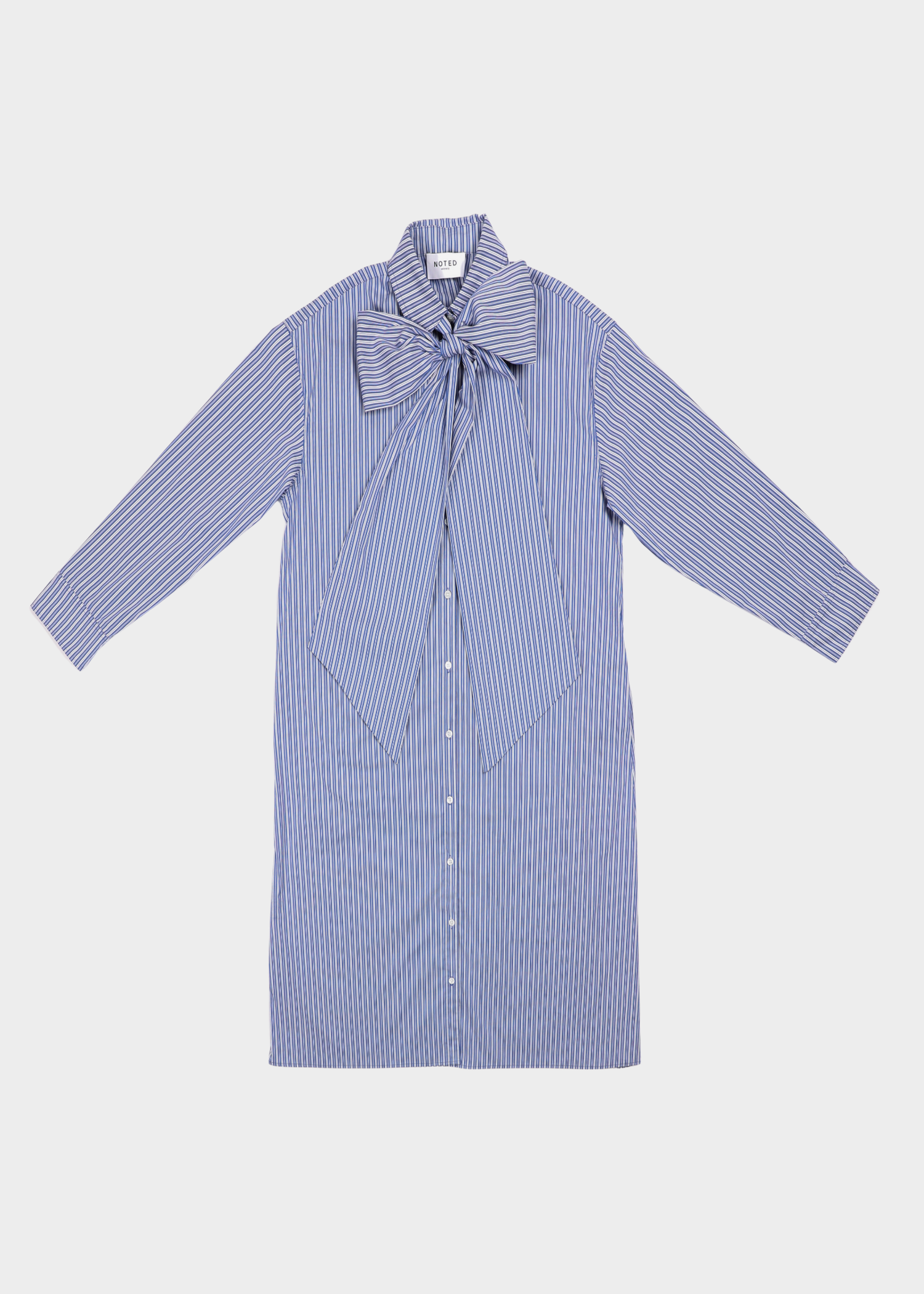 Anna dress - blue striped