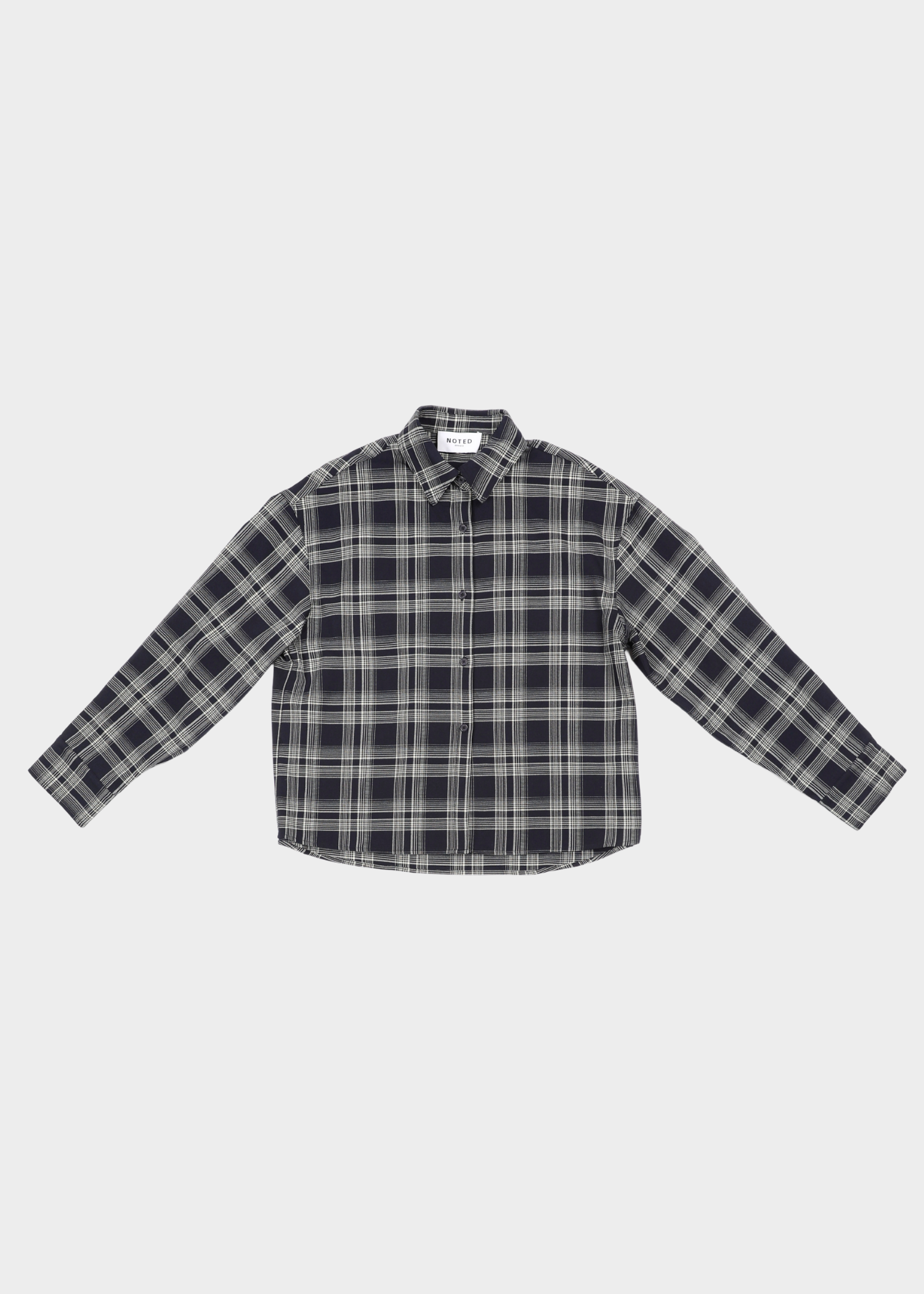 Anni shirt - navy checkered