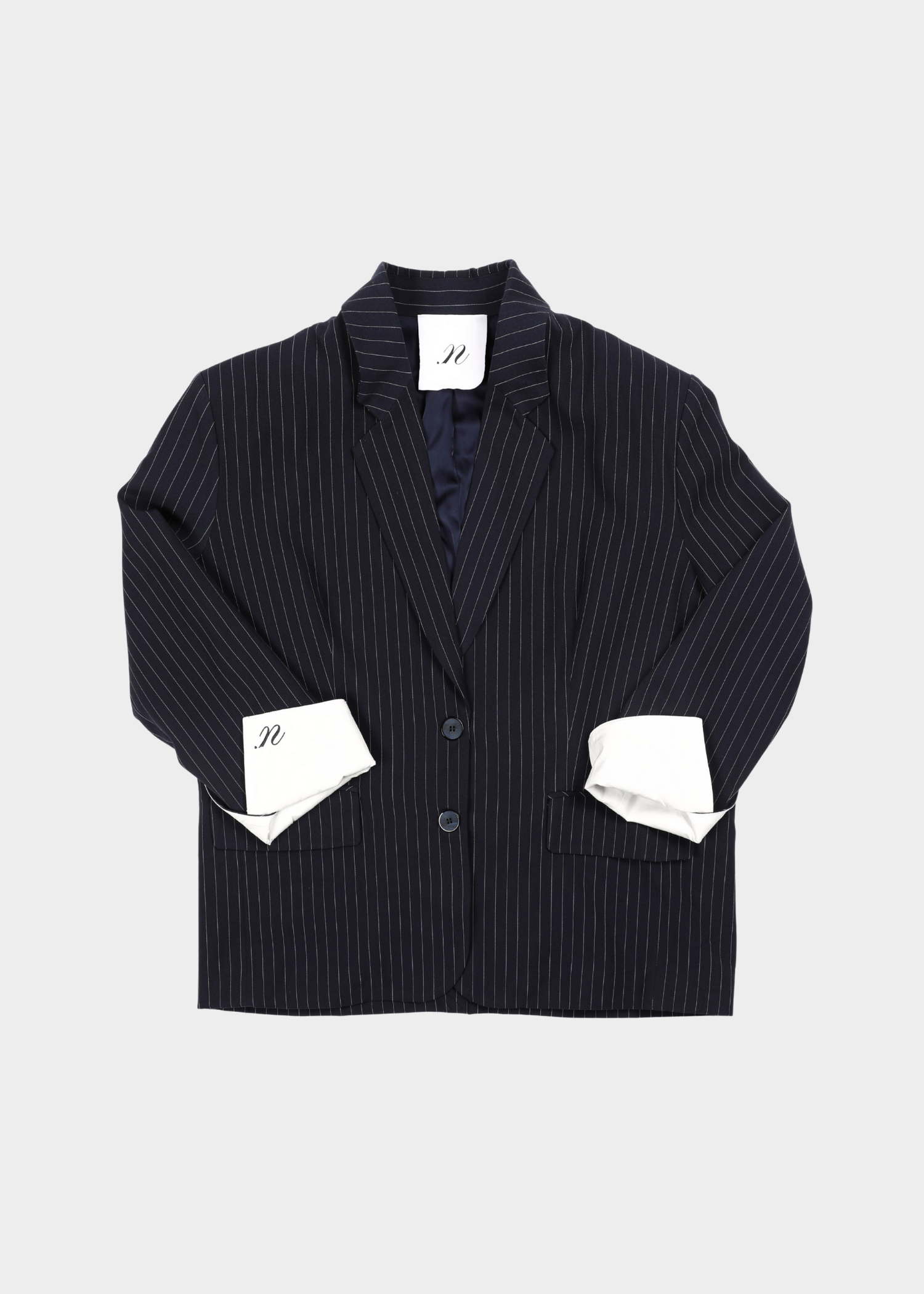 Ari blazer - dark blue striped