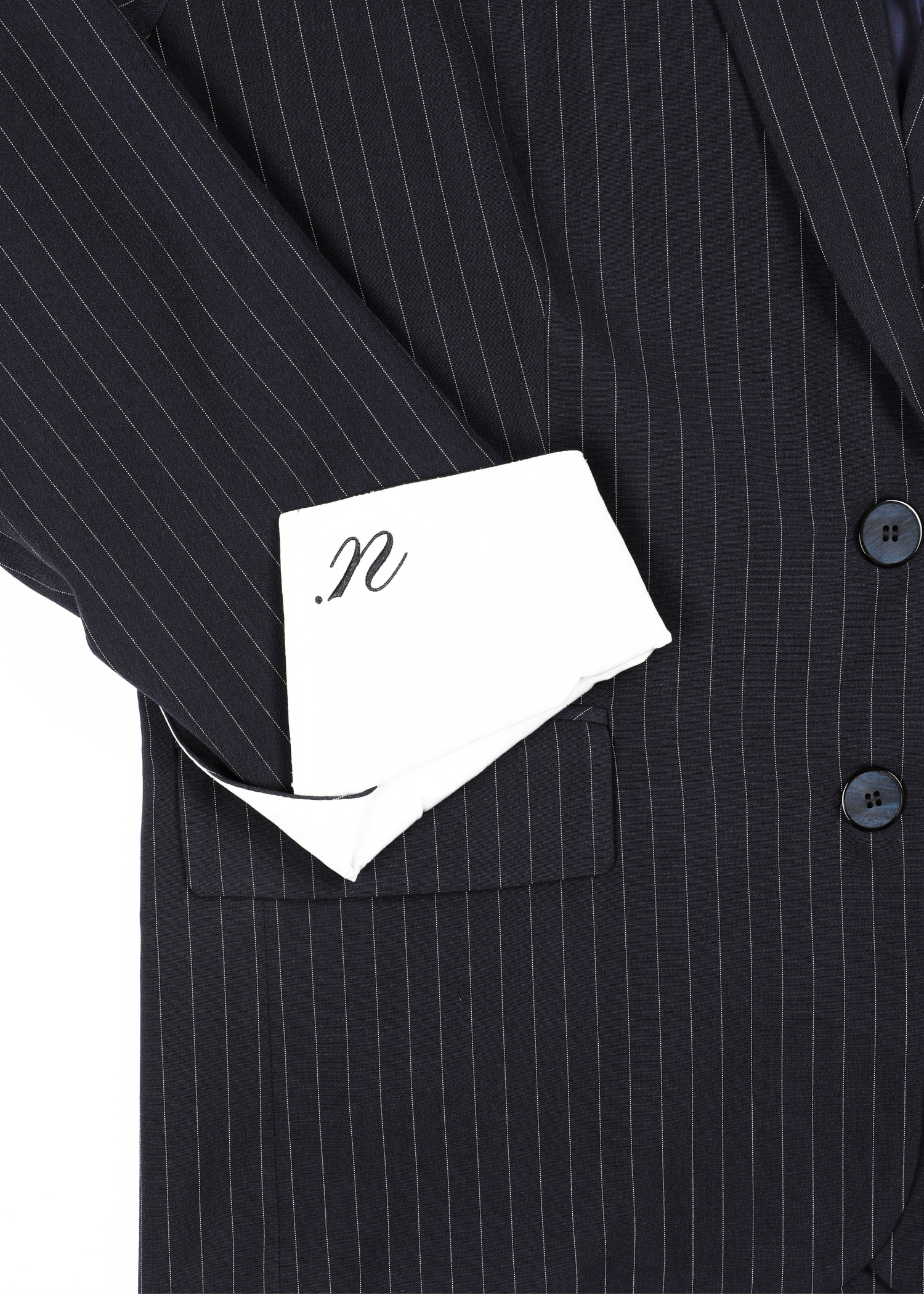 Ari blazer - dark blue striped