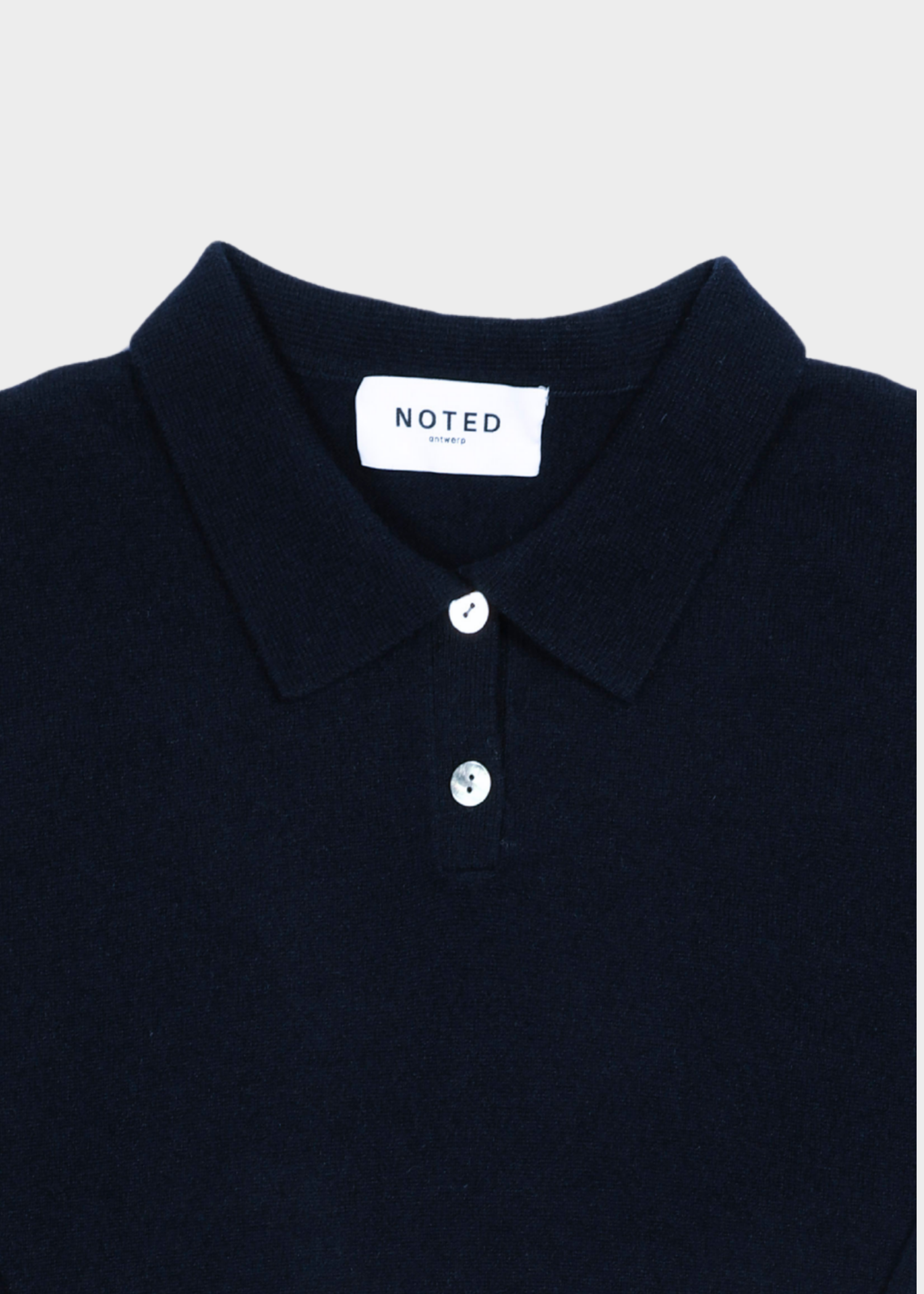 Aria polo knit - navy