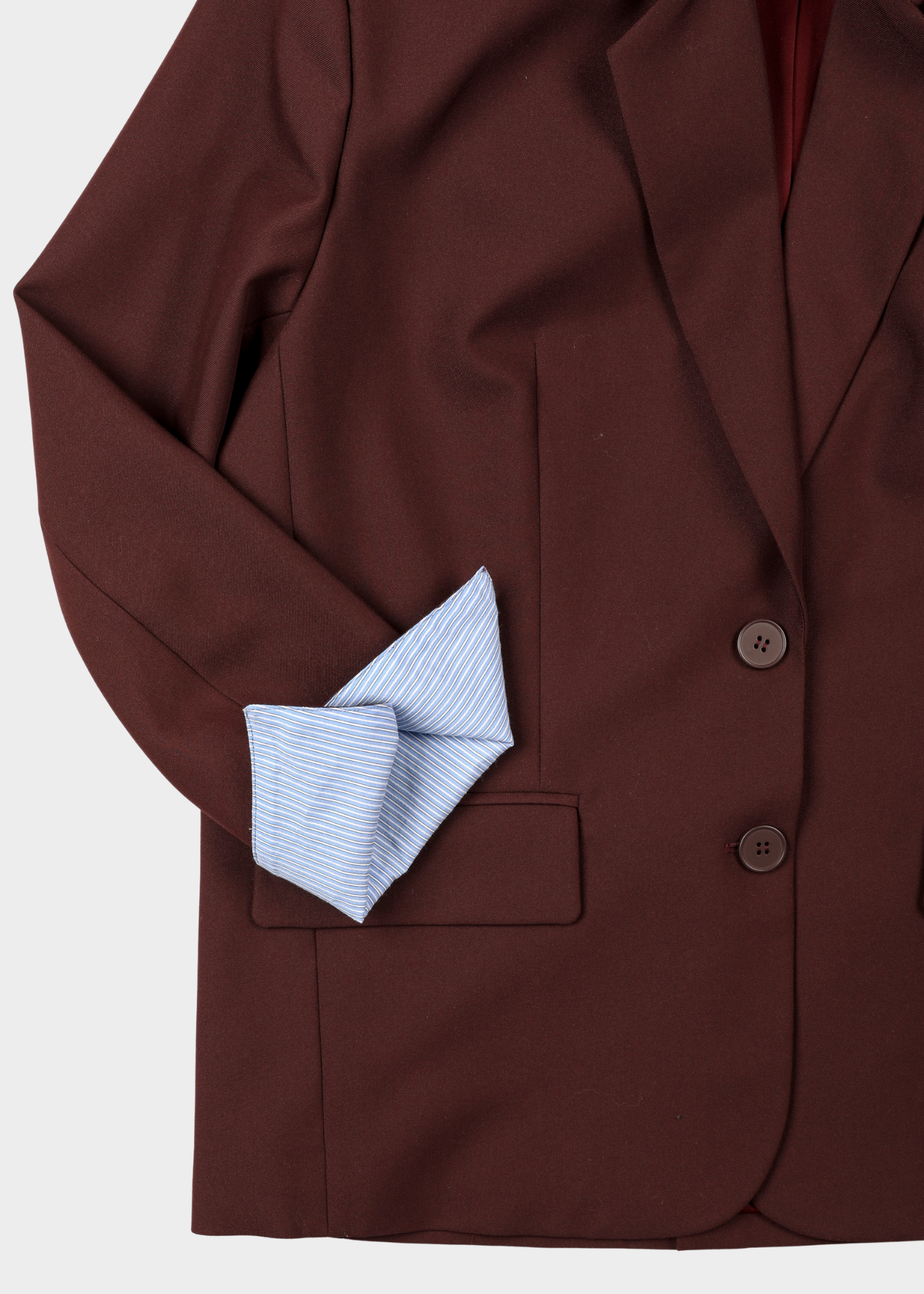 Ari blazer - burgundy
