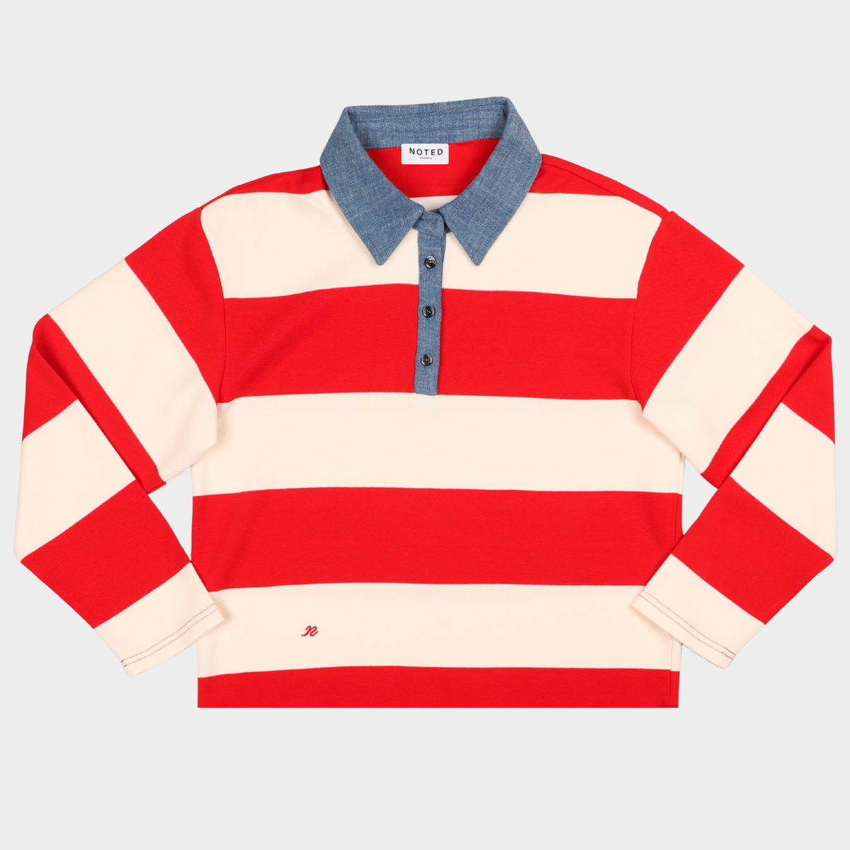 Auric polo - red denim