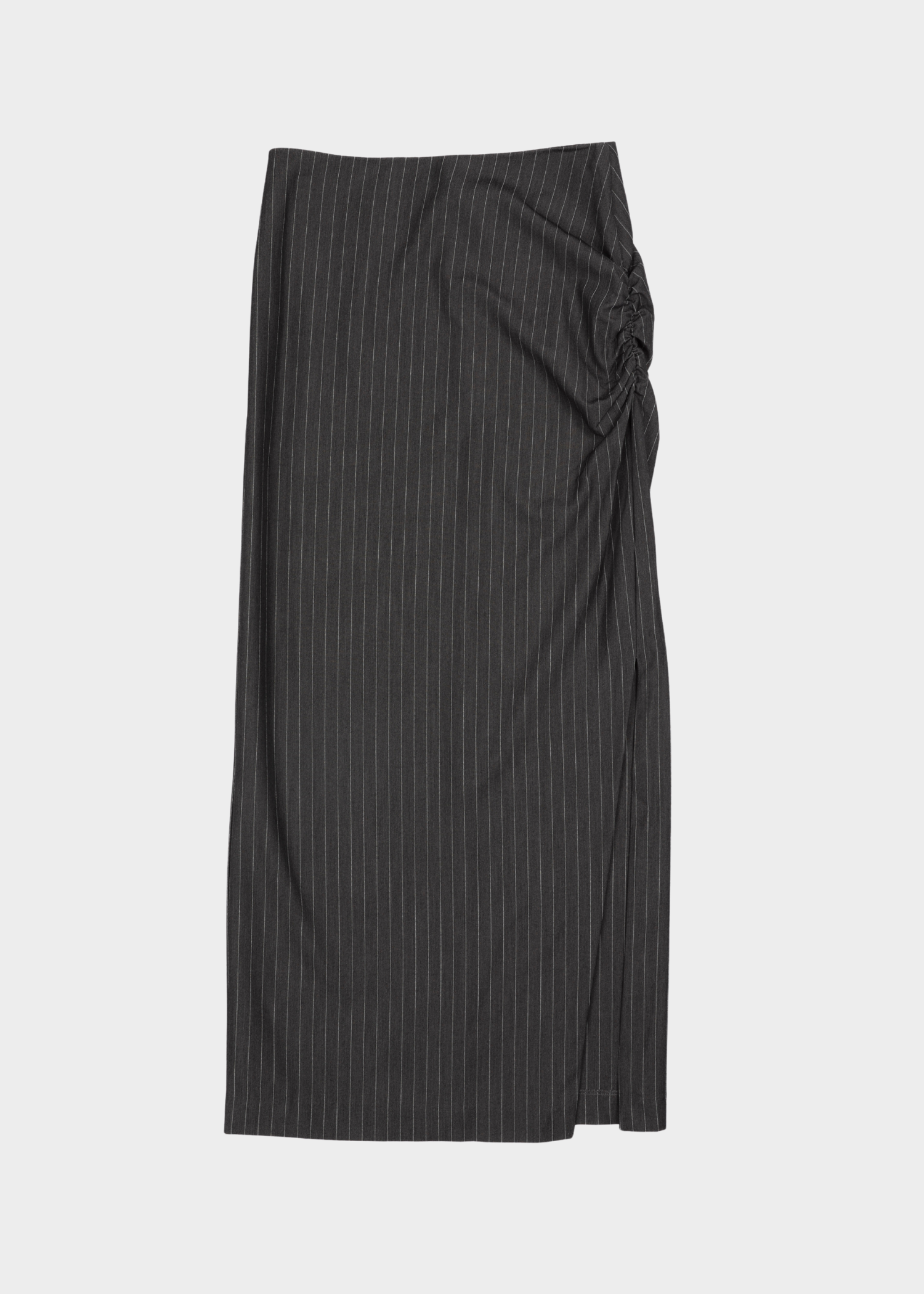 Beatrice skirt - dark grey striped