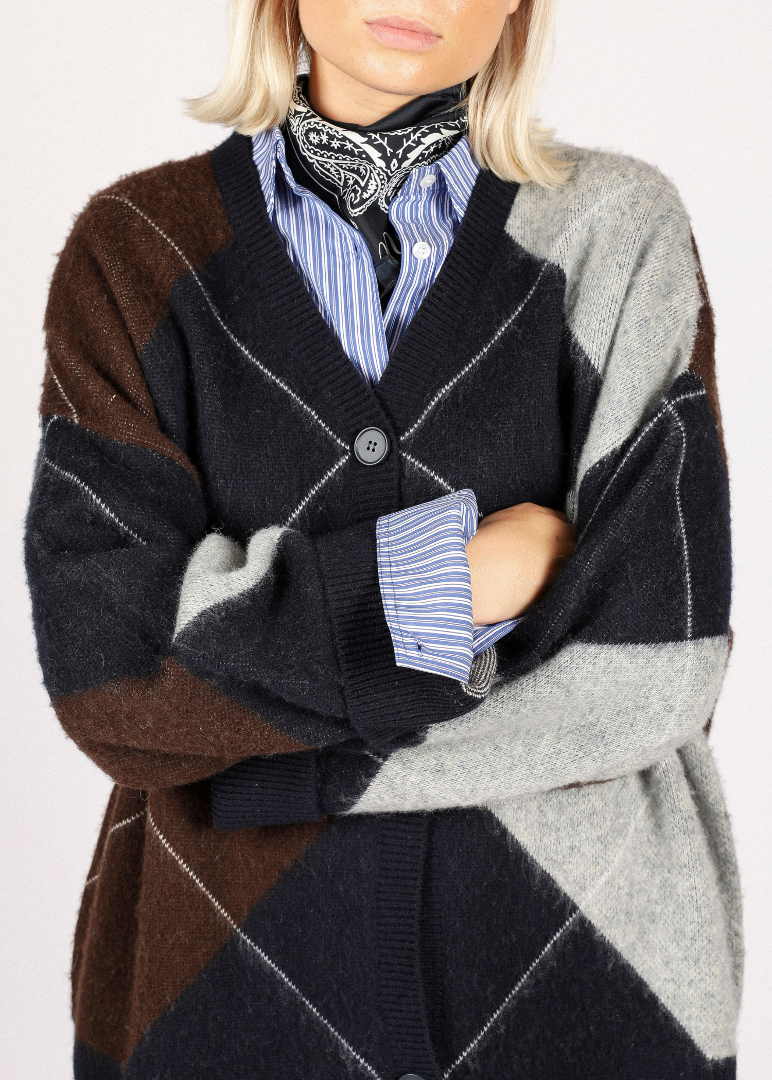 BENNY CARDIGAN BROWN
