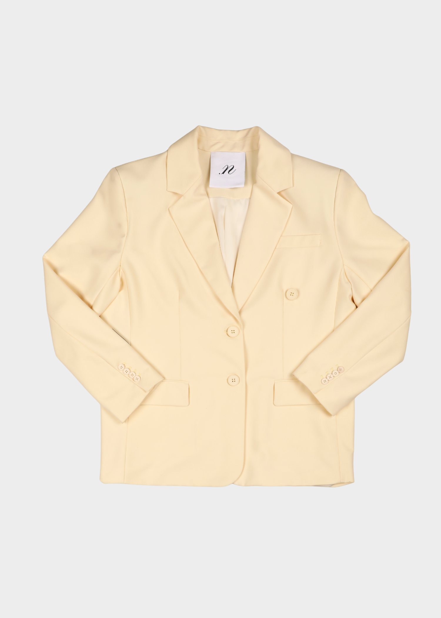Carli blazer - butter yellow