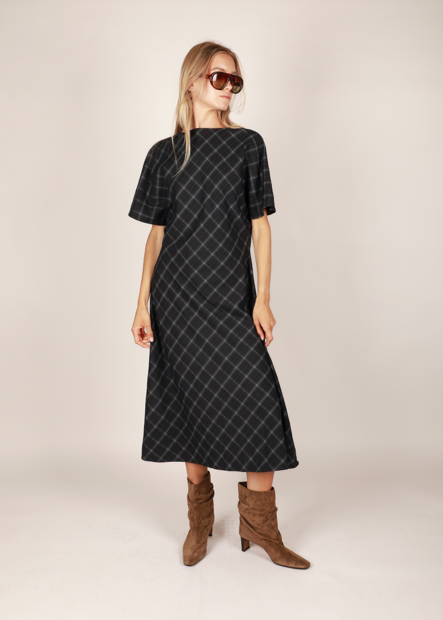Cim dress - Checkered