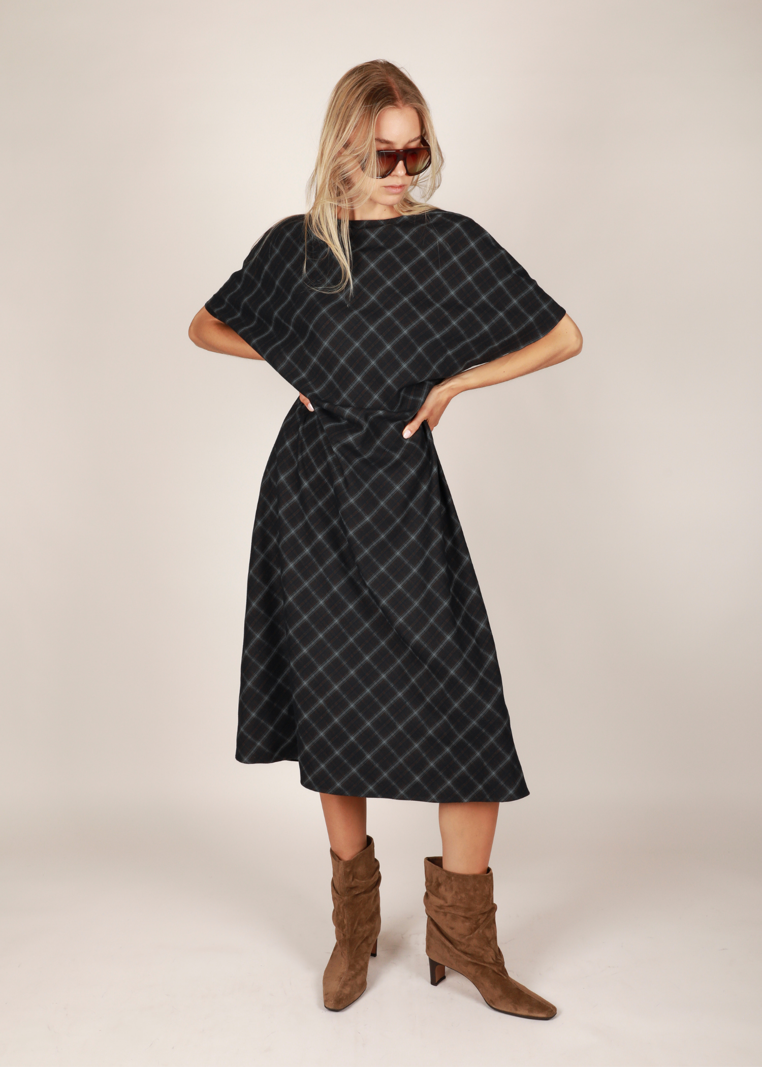Cim dress - Checkered