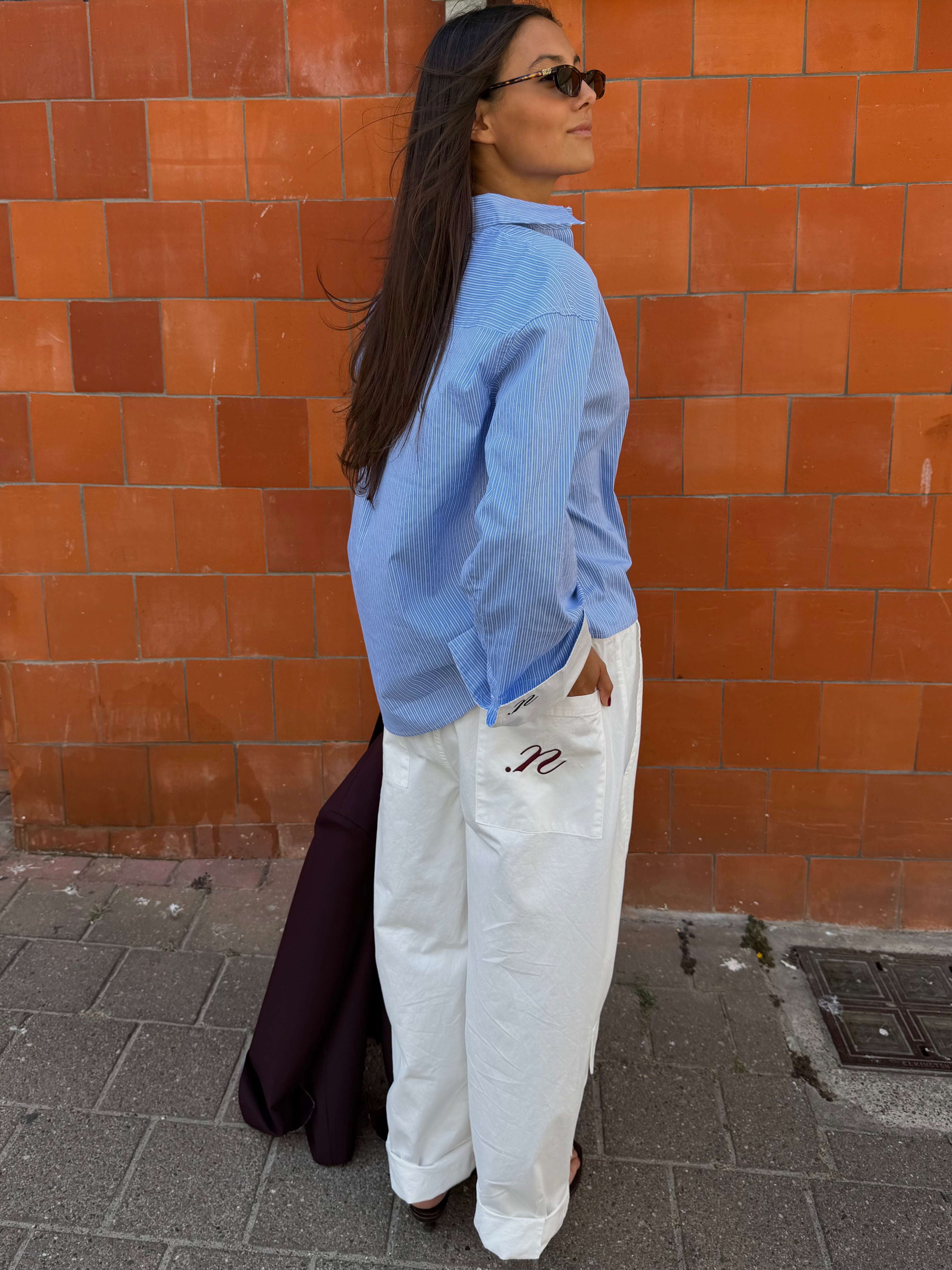 Dara parachute pants - Ivory