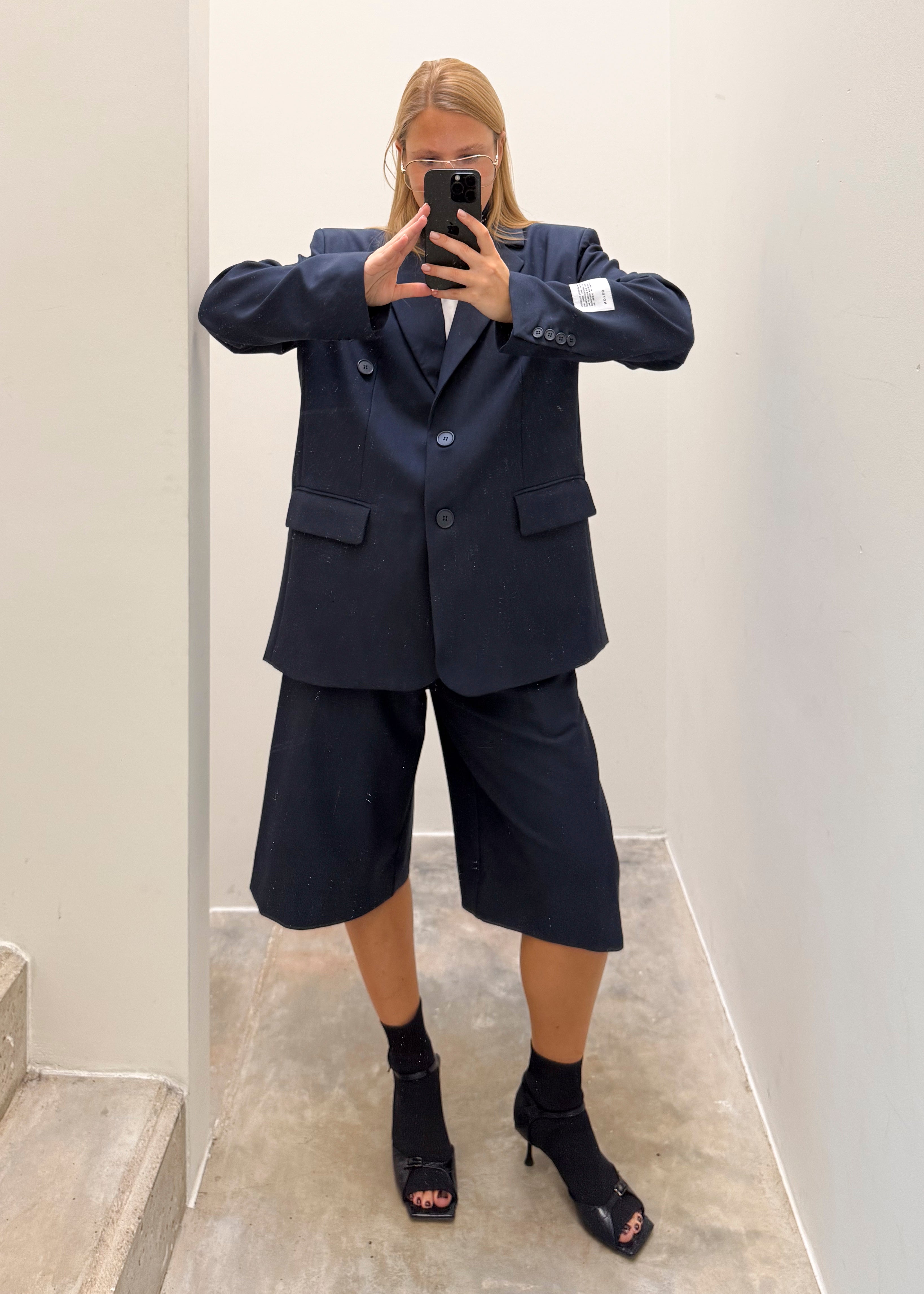 Abbu bermuda - navy