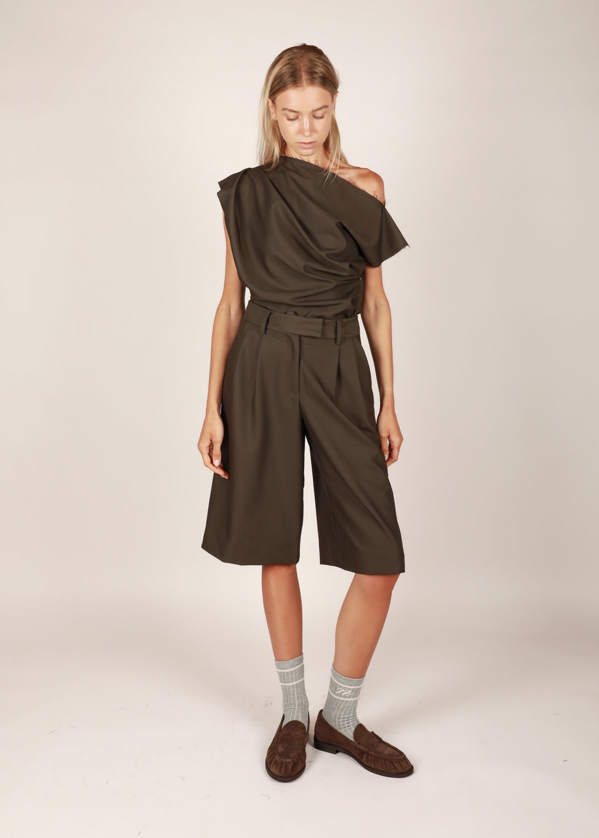 Abbu bermuda - Khaki