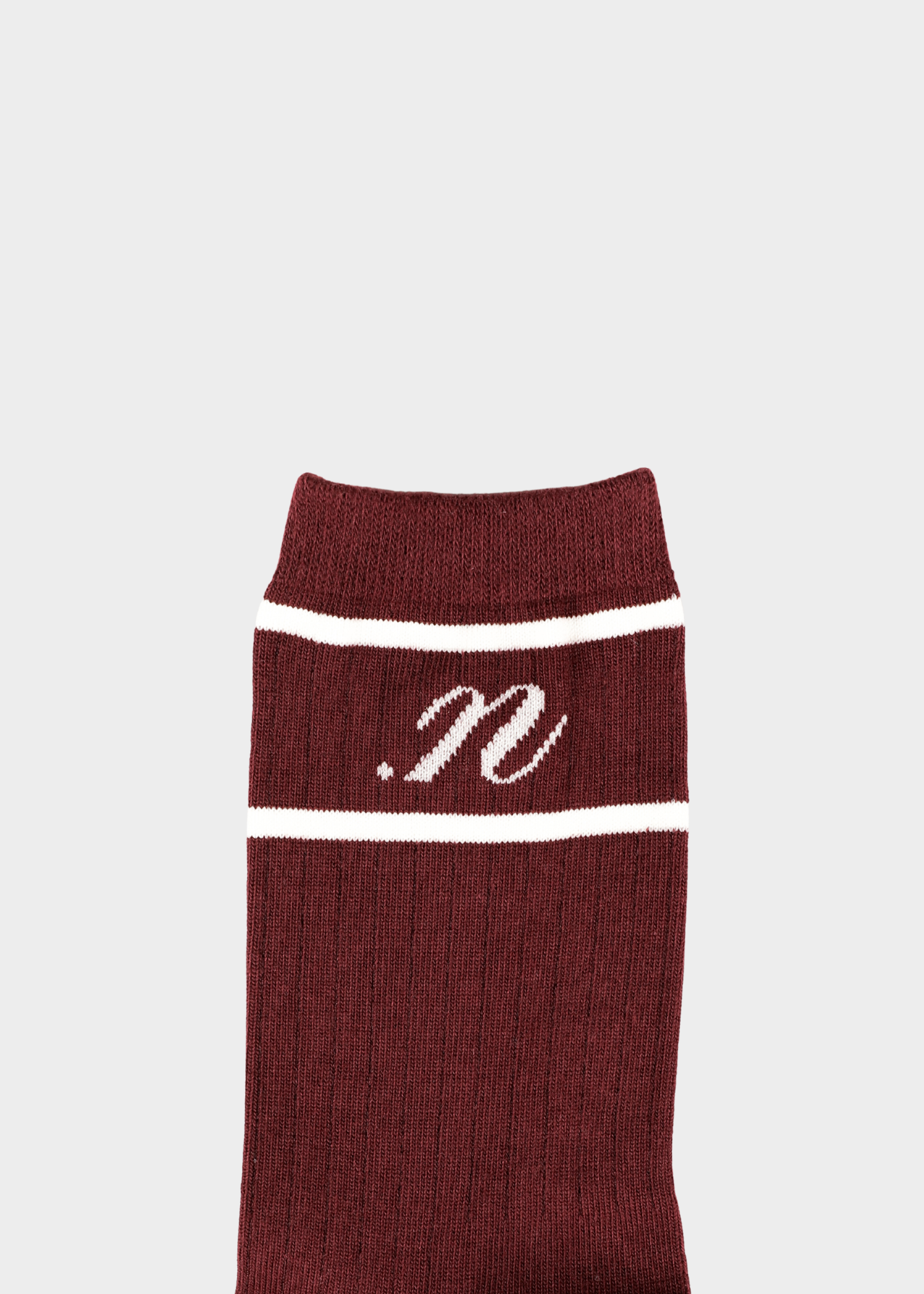 Andy socks yellow - burgundy