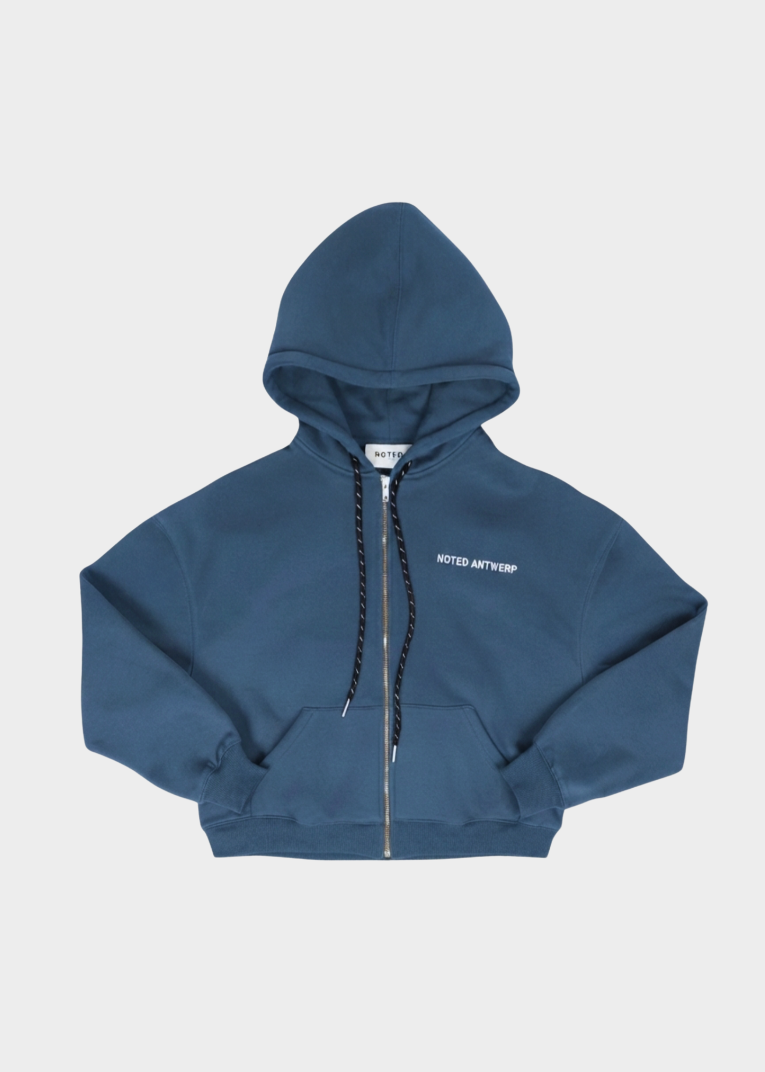 Browie zipper hoodie - denim blue