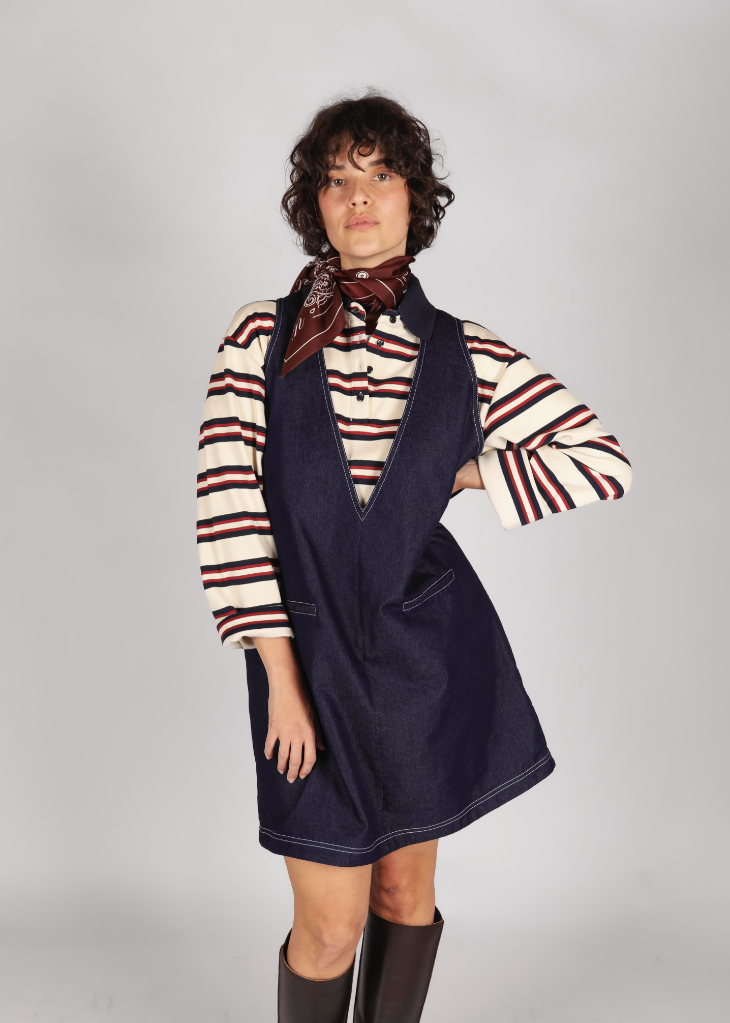 NOTED ANTWERP - ally dress jeans